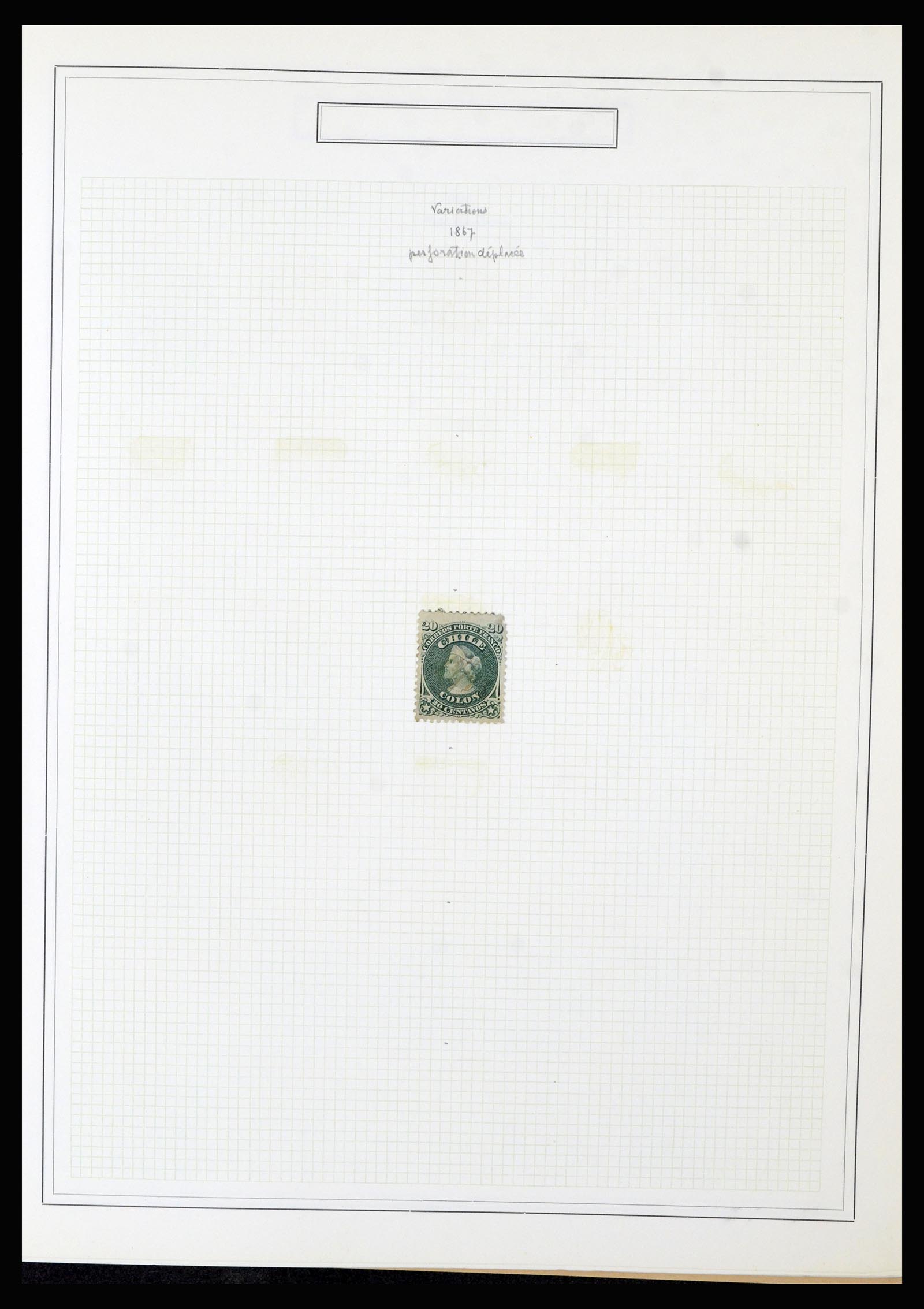 36516 010 - Postzegelverzameling 36516 Chile 1853-1950.