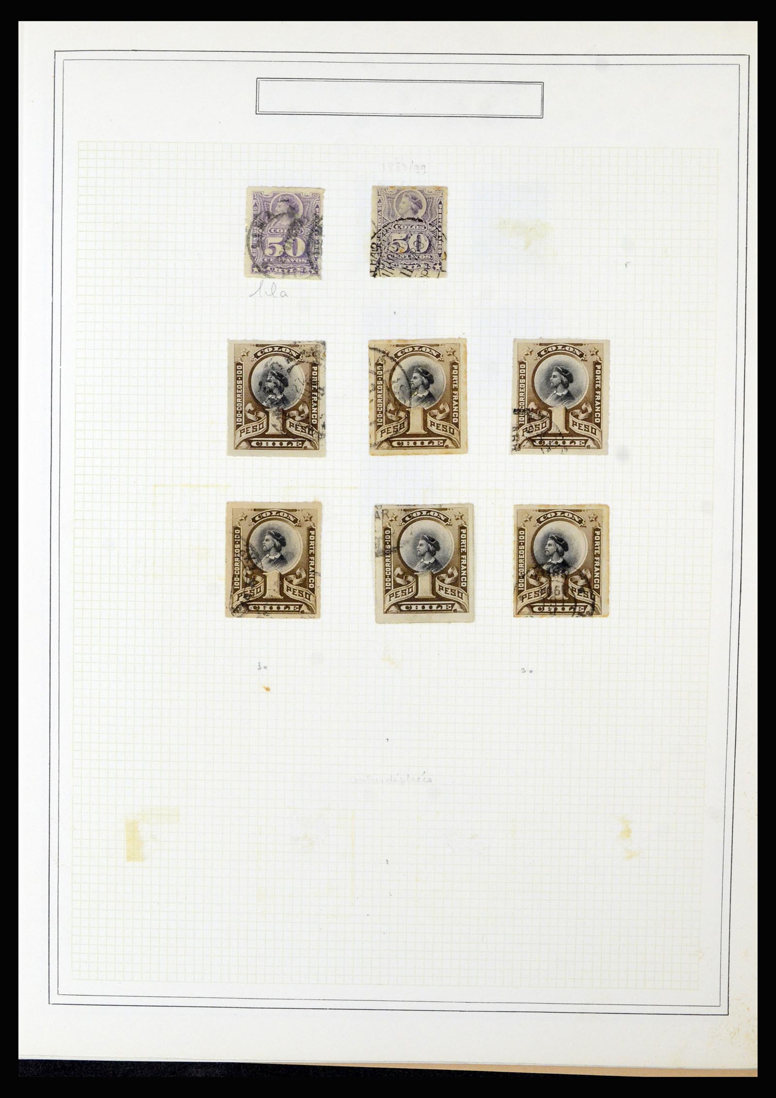 36516 015 - Postzegelverzameling 36516 Chile 1853-1950.