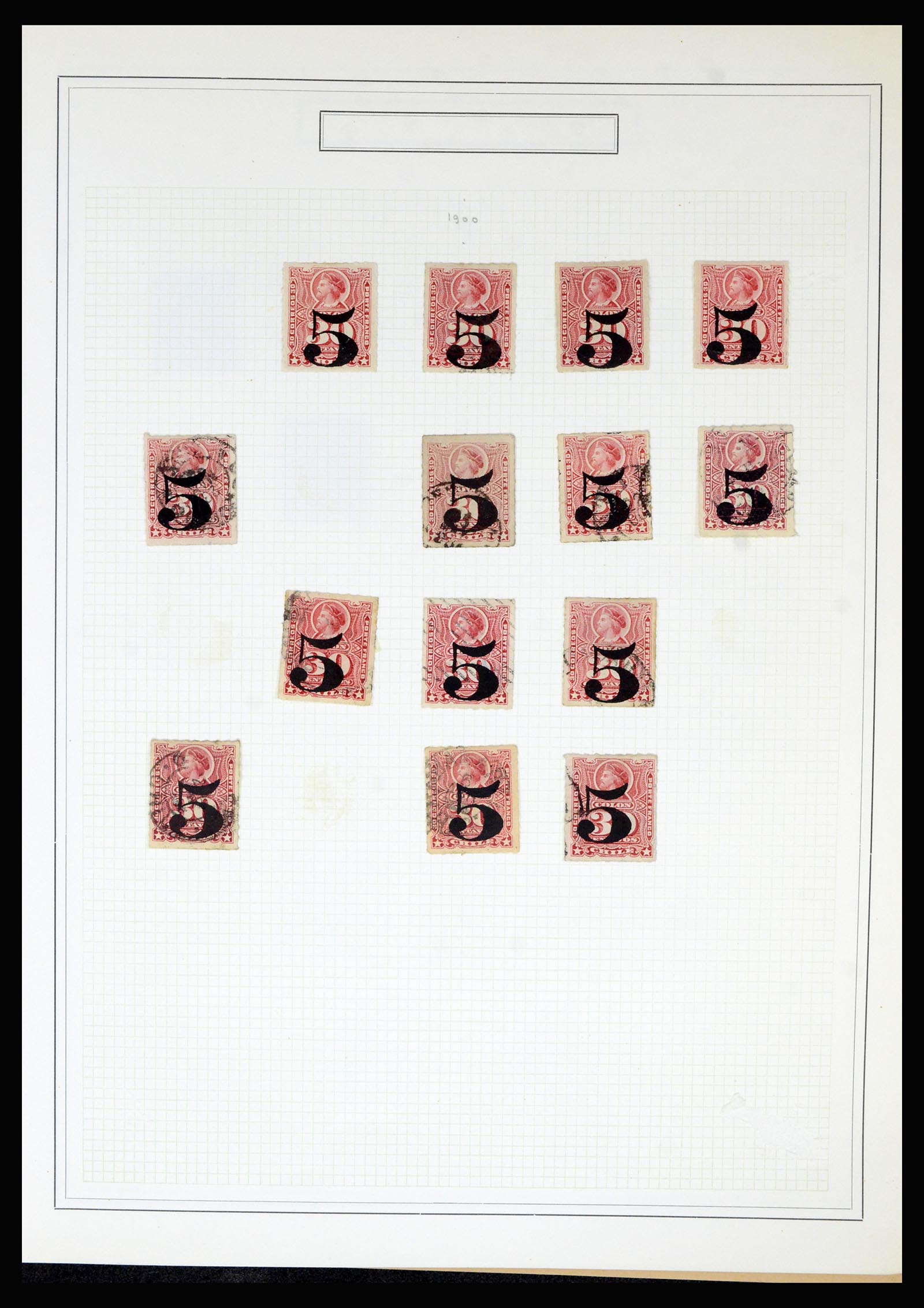 36516 021 - Postzegelverzameling 36516 Chile 1853-1950.