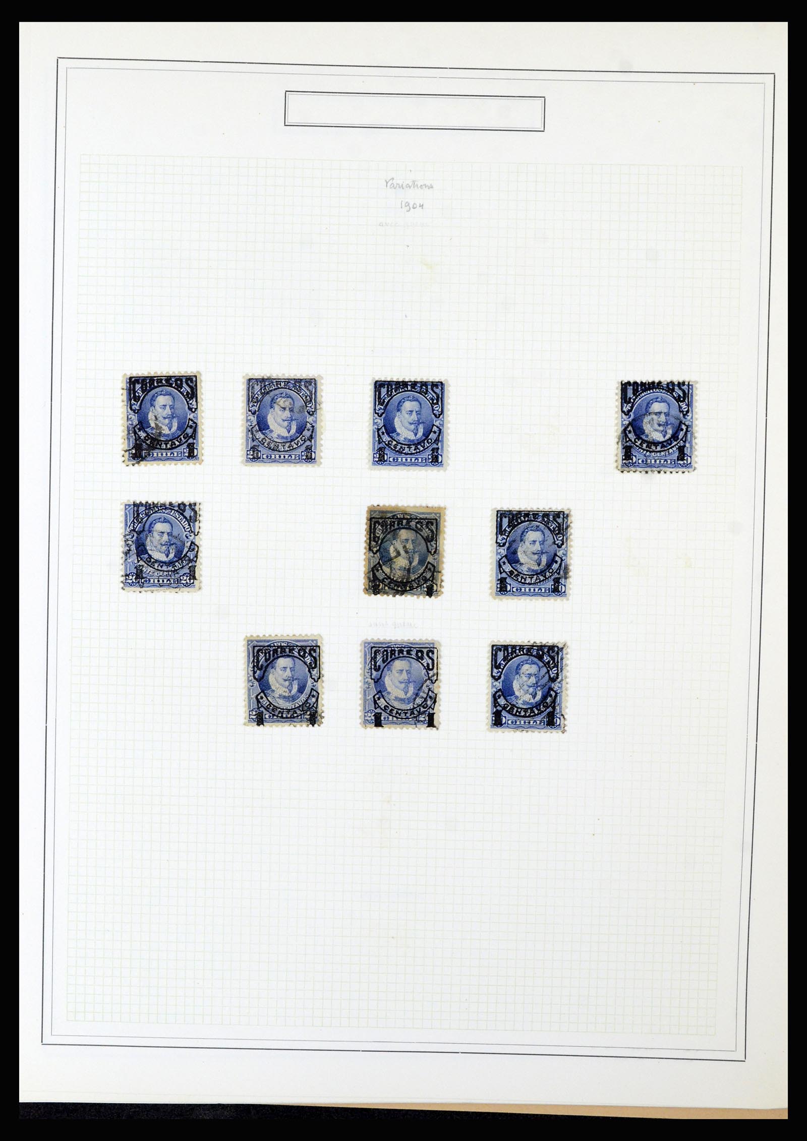 36516 027 - Postzegelverzameling 36516 Chile 1853-1950.