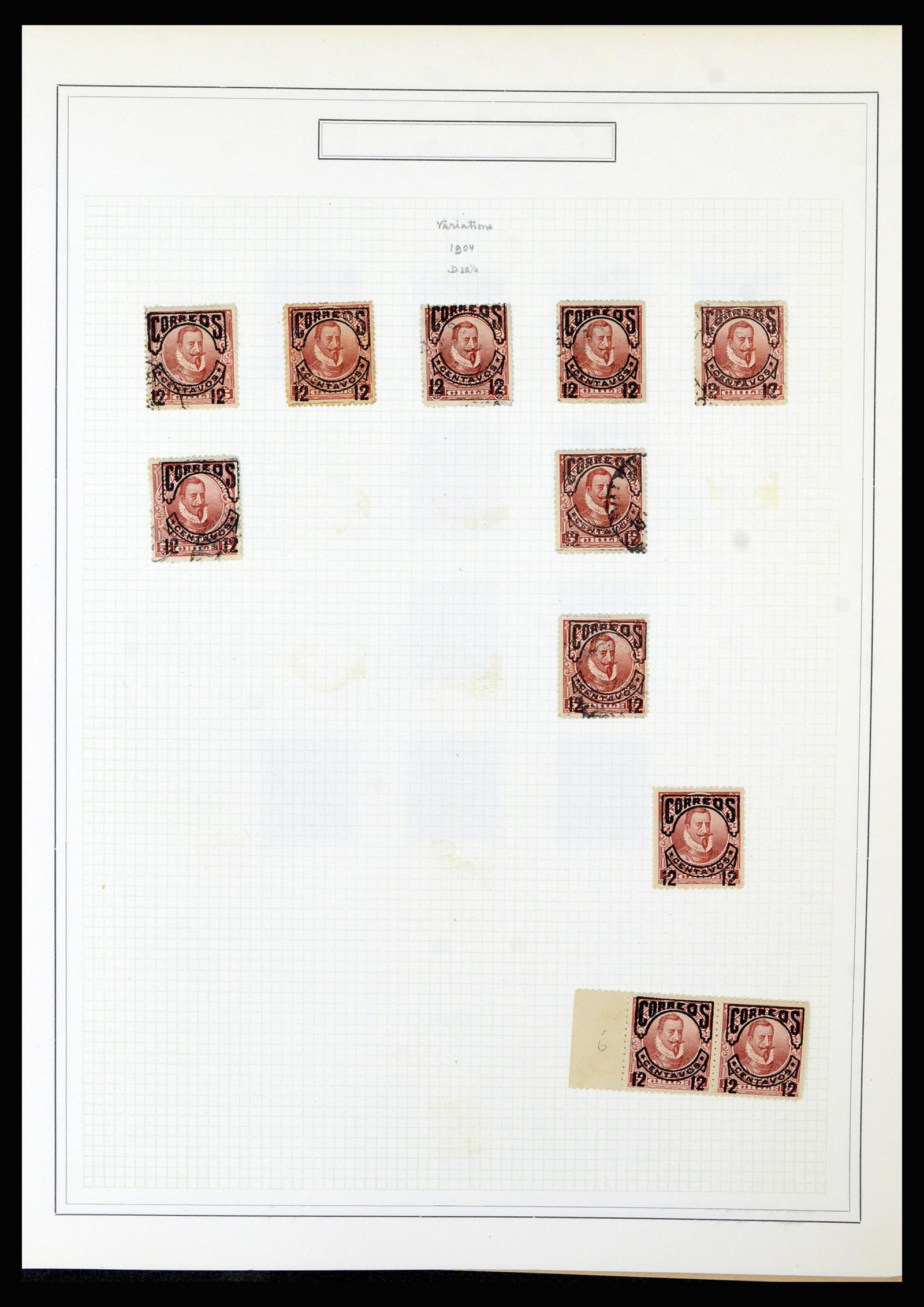 36516 030 - Postzegelverzameling 36516 Chile 1853-1950.