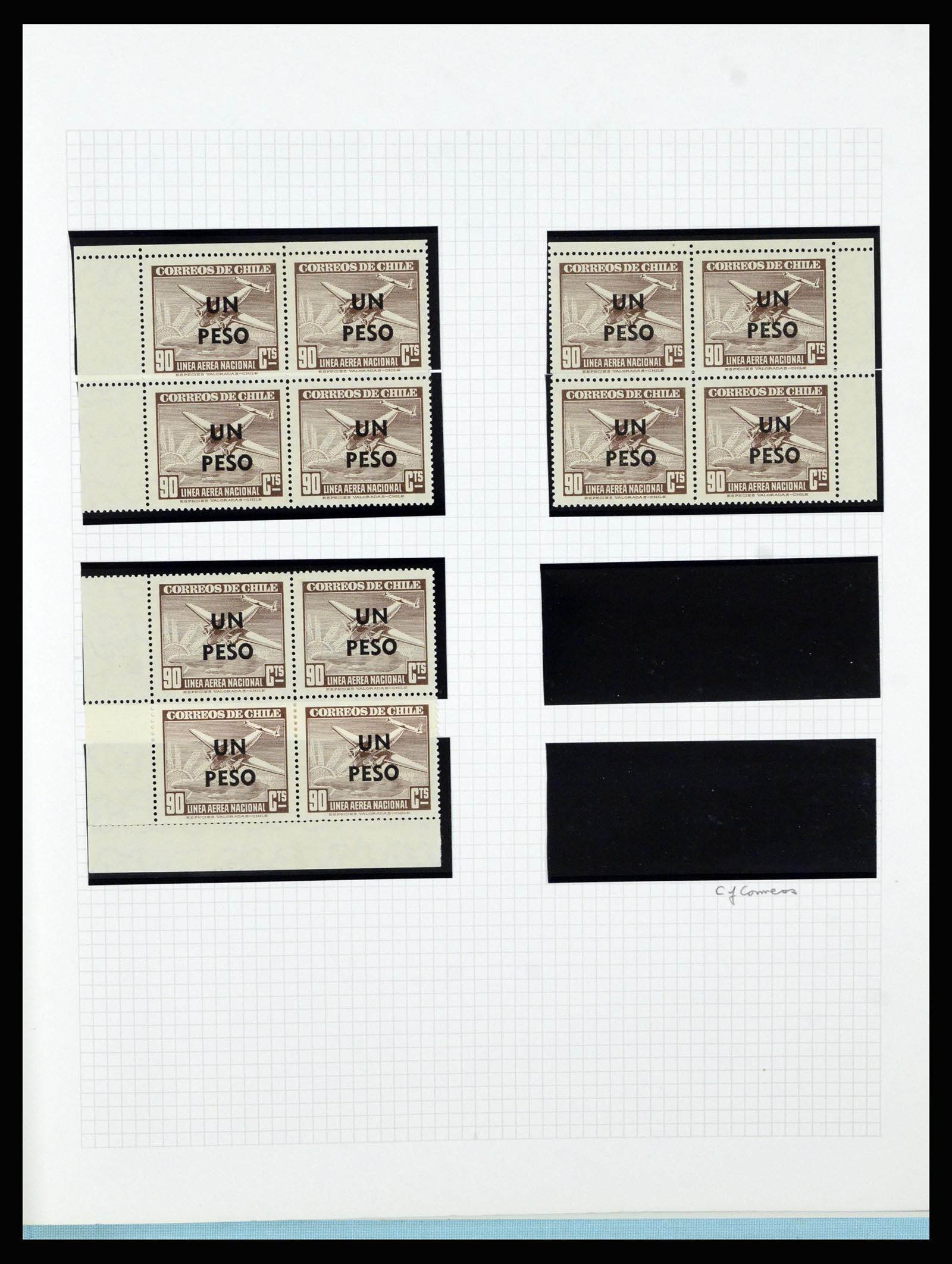 36516 290 - Postzegelverzameling 36516 Chile 1853-1950.