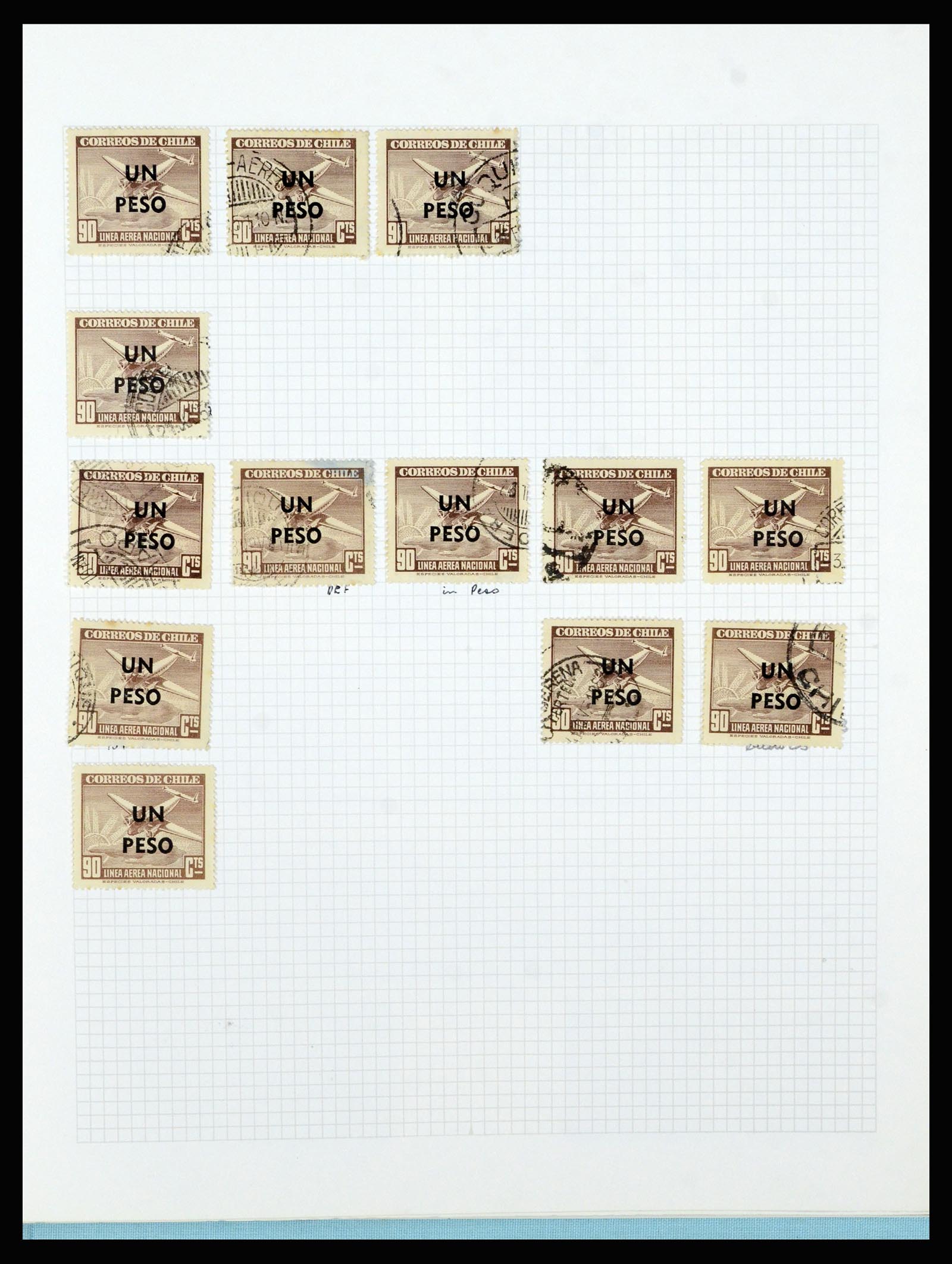 36516 291 - Postzegelverzameling 36516 Chile 1853-1950.
