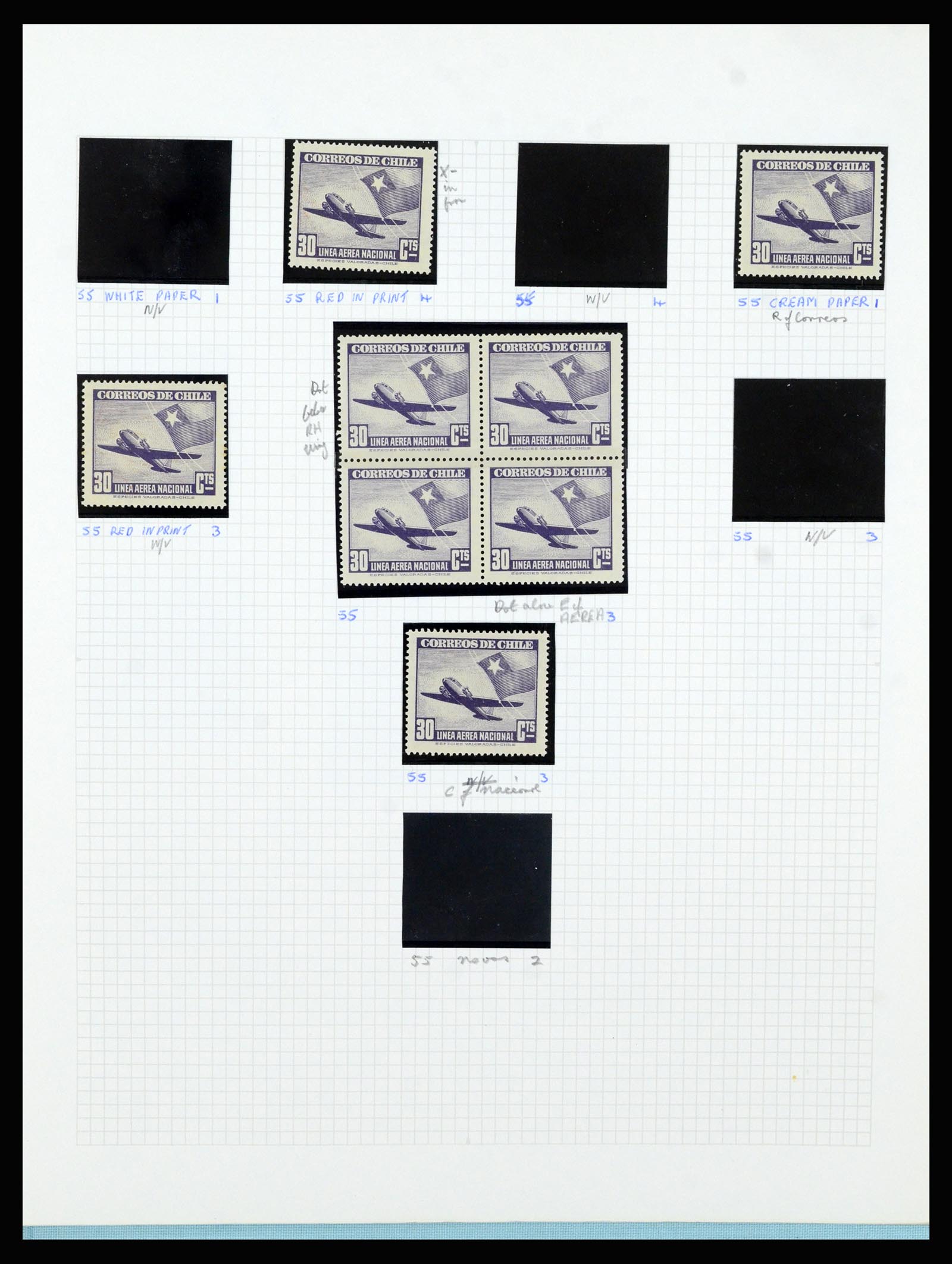 36516 296 - Postzegelverzameling 36516 Chile 1853-1950.
