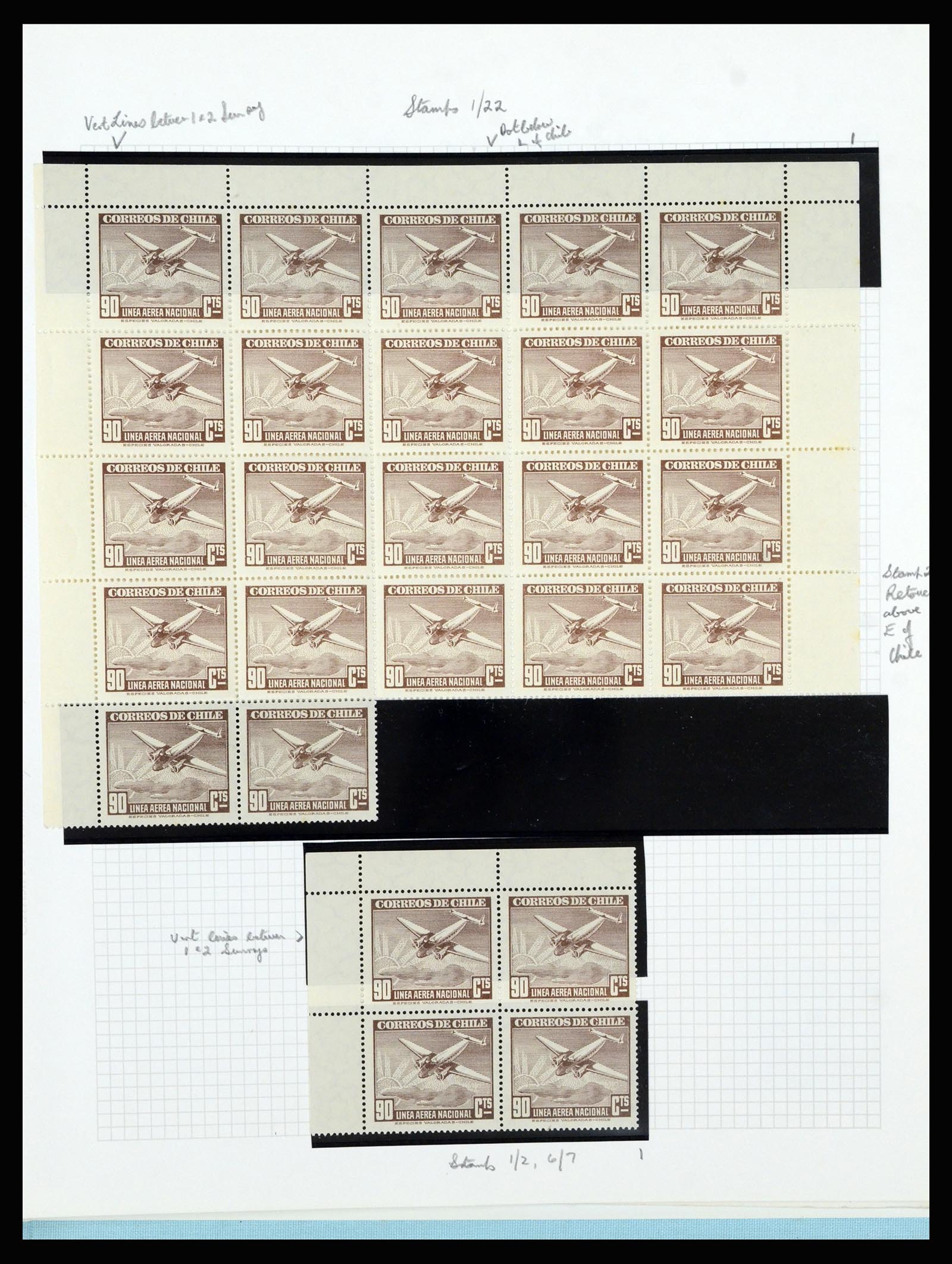 36516 321 - Postzegelverzameling 36516 Chile 1853-1950.