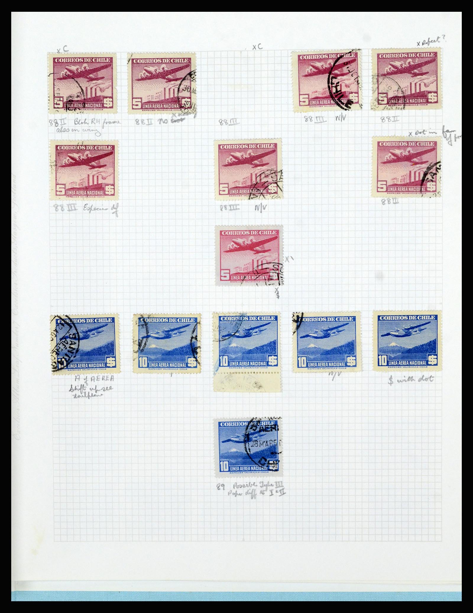 36516 331 - Postzegelverzameling 36516 Chile 1853-1950.