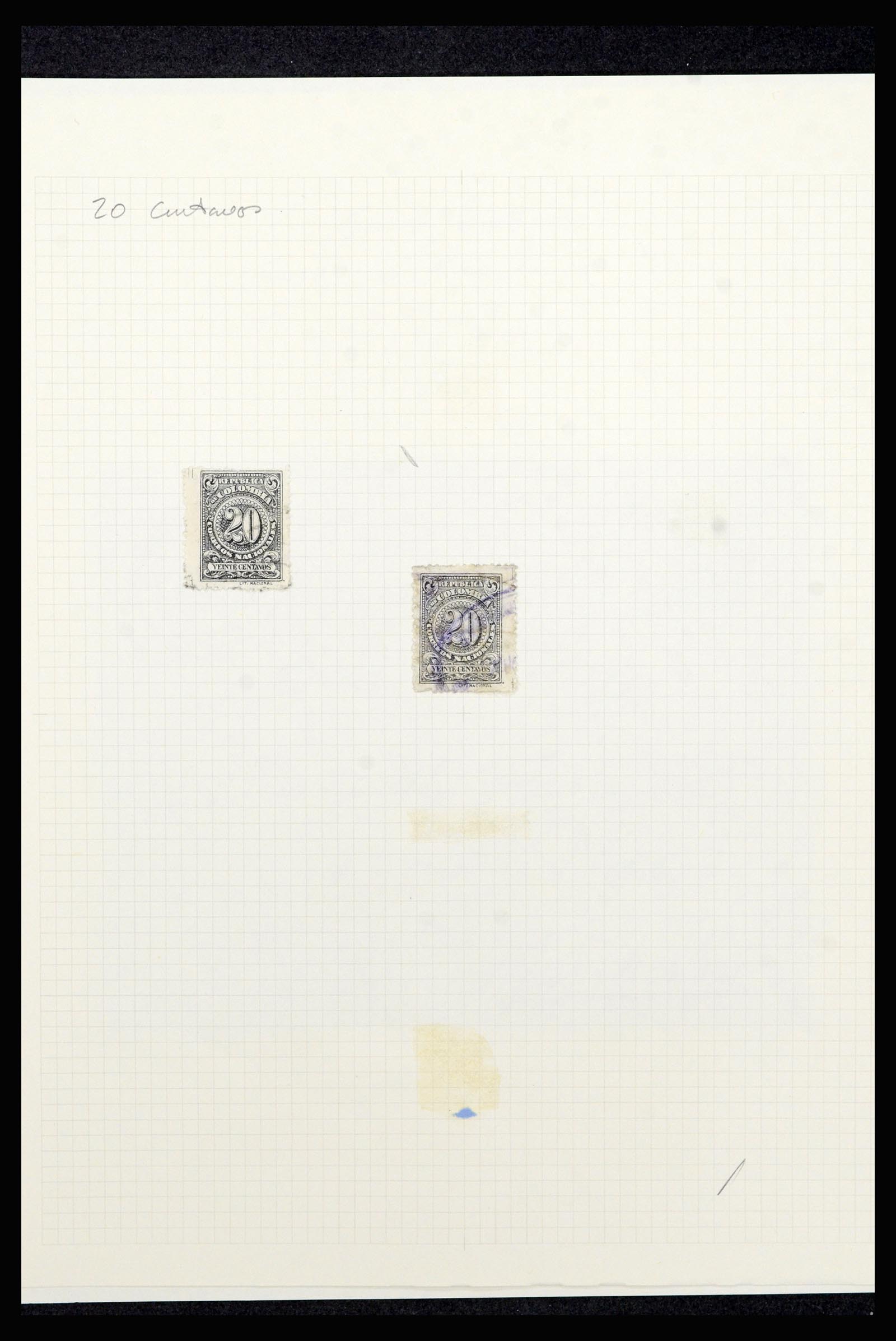 36519 015 - Postzegelverzameling 36519 Colombia 1908-1923.