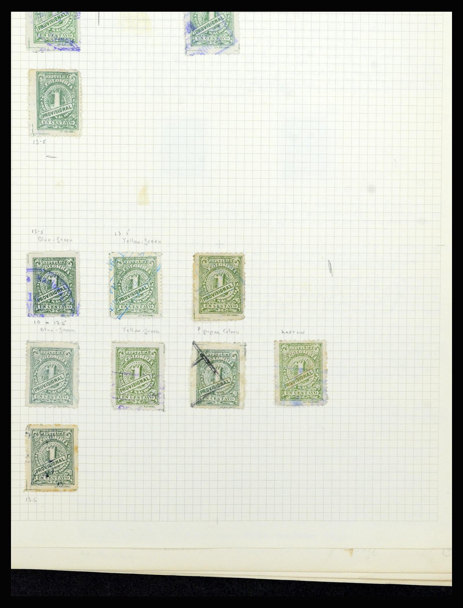 36519 333 - Stamp collection 36519 Colombia 1908-1923.
