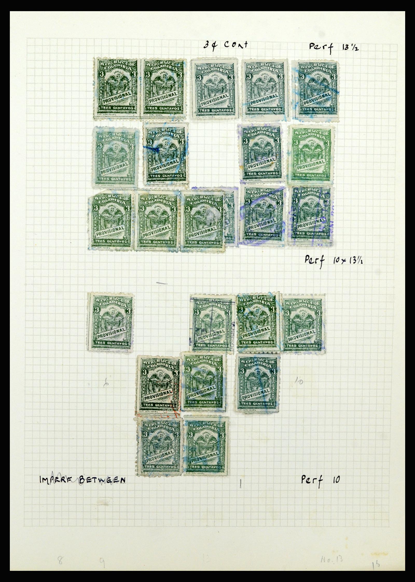 36519 335 - Stamp collection 36519 Colombia 1908-1923.