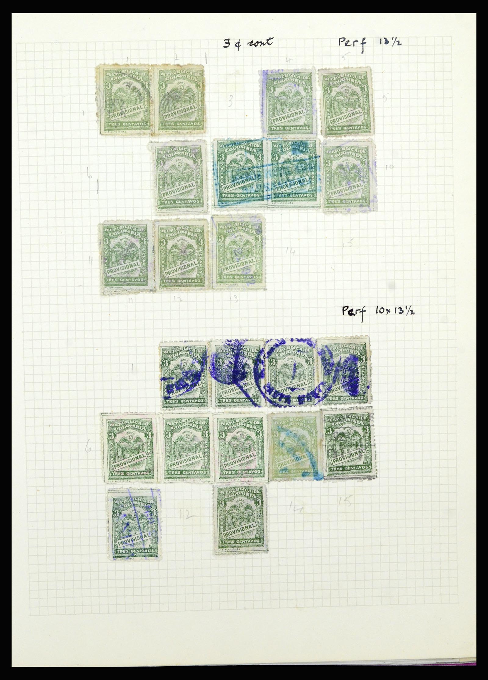 36519 339 - Stamp collection 36519 Colombia 1908-1923.
