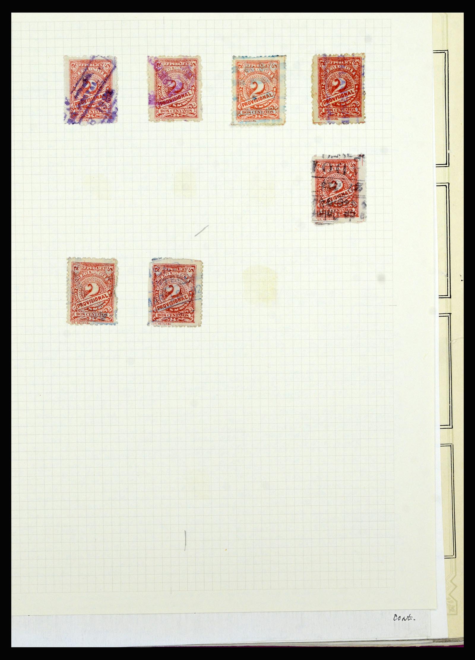 36519 348 - Stamp collection 36519 Colombia 1908-1923.