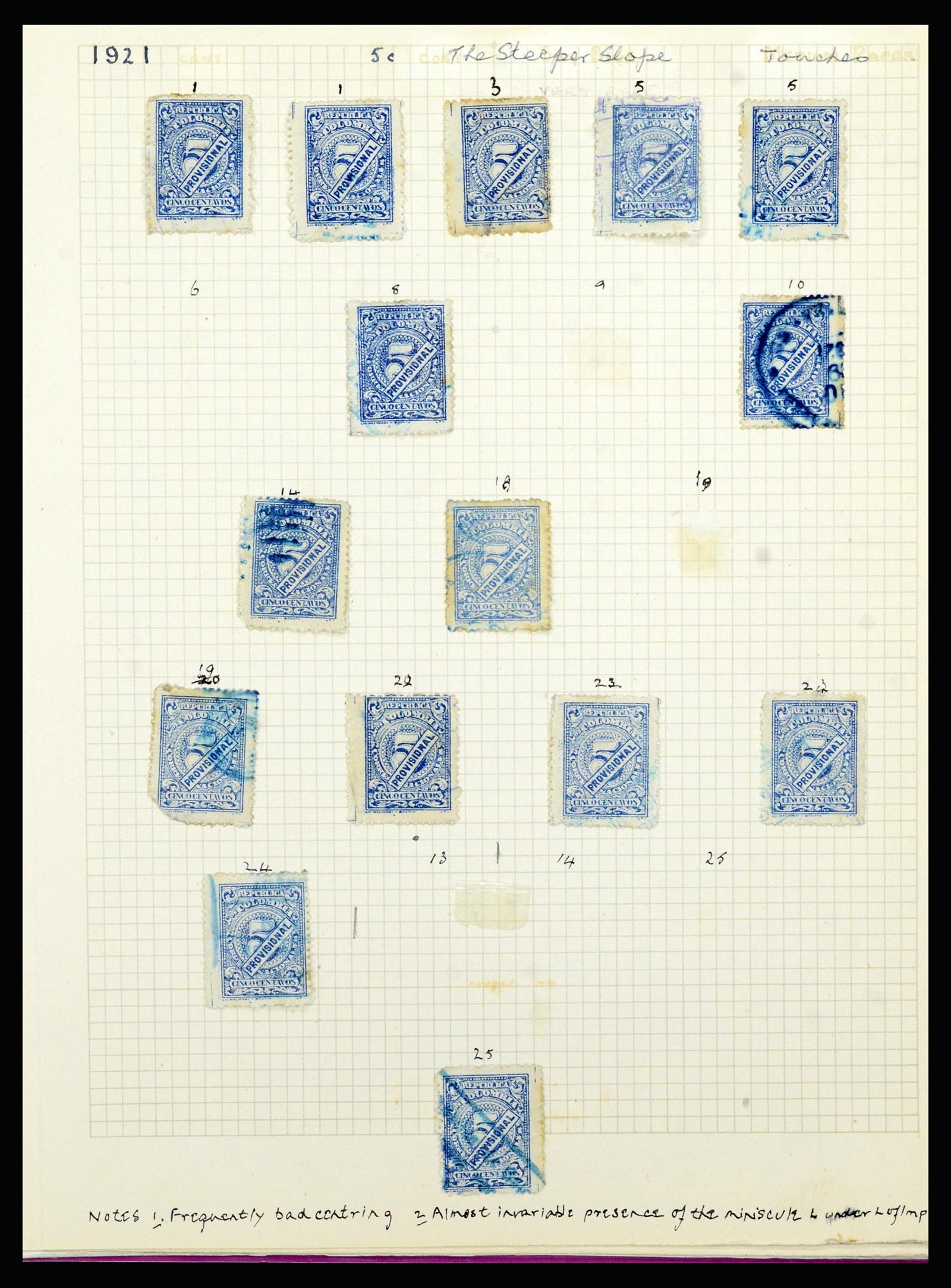 36519 362 - Postzegelverzameling 36519 Colombia 1908-1923.