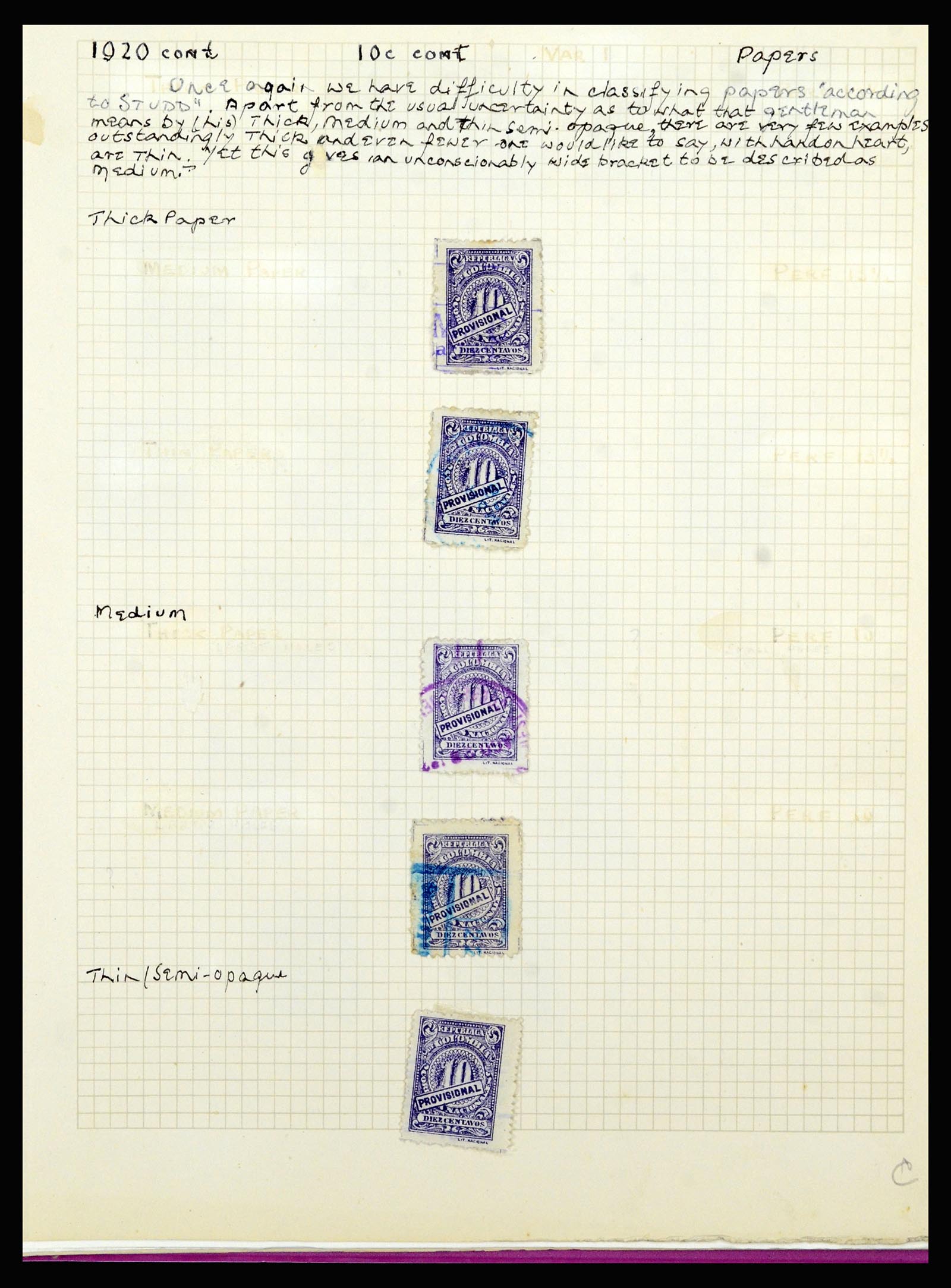 36519 365 - Stamp collection 36519 Colombia 1908-1923.