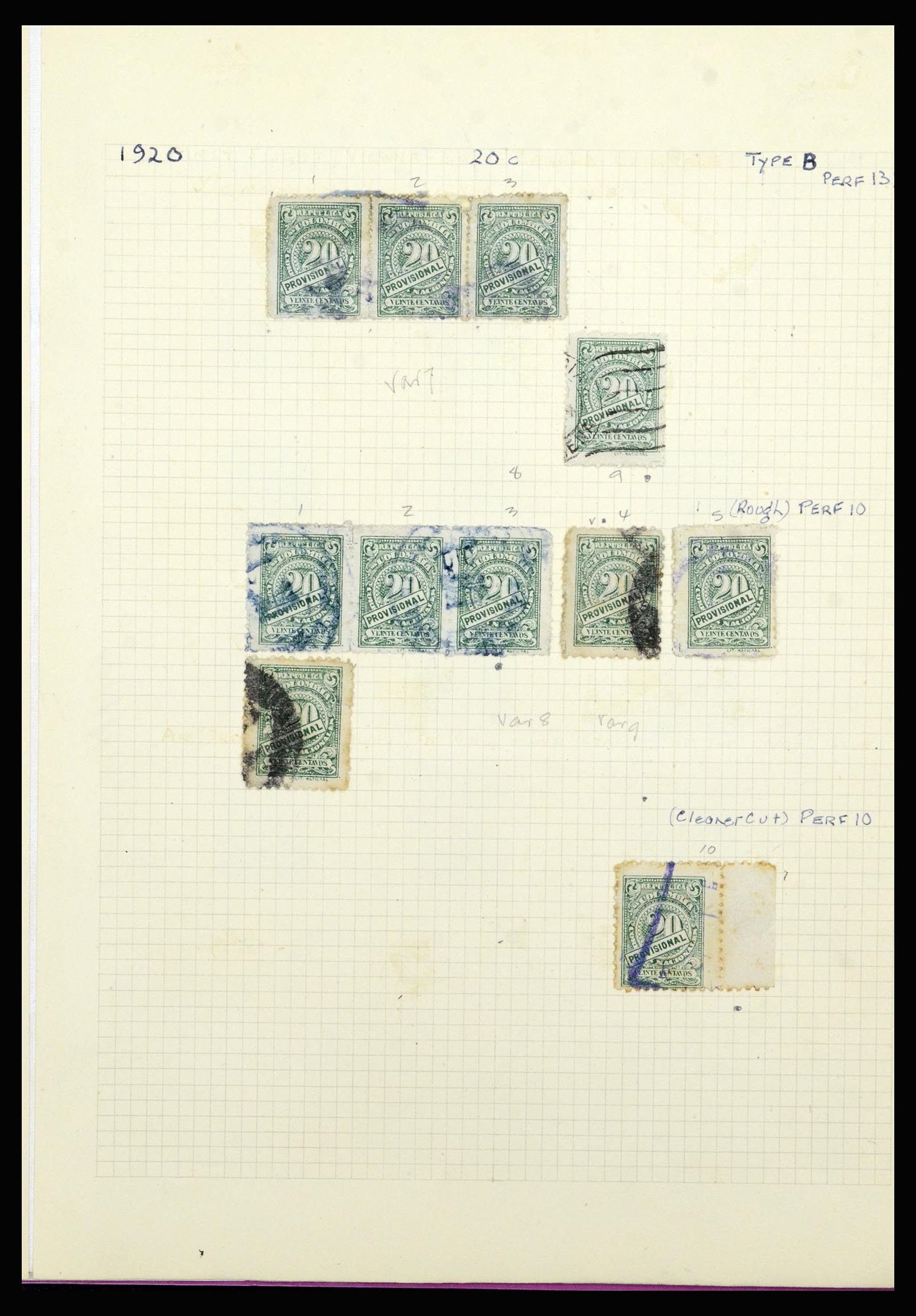 36519 369 - Postzegelverzameling 36519 Colombia 1908-1923.