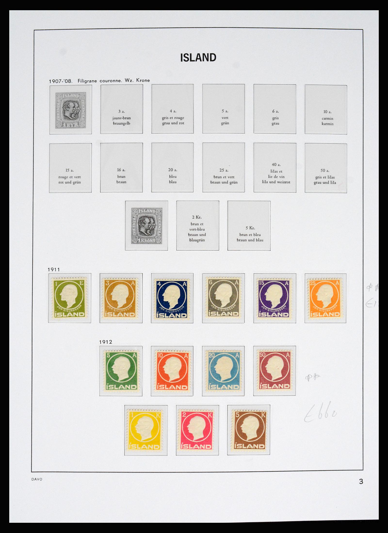 36525 002 - Postzegelverzameling 36525 IJsland 1911-2019!
