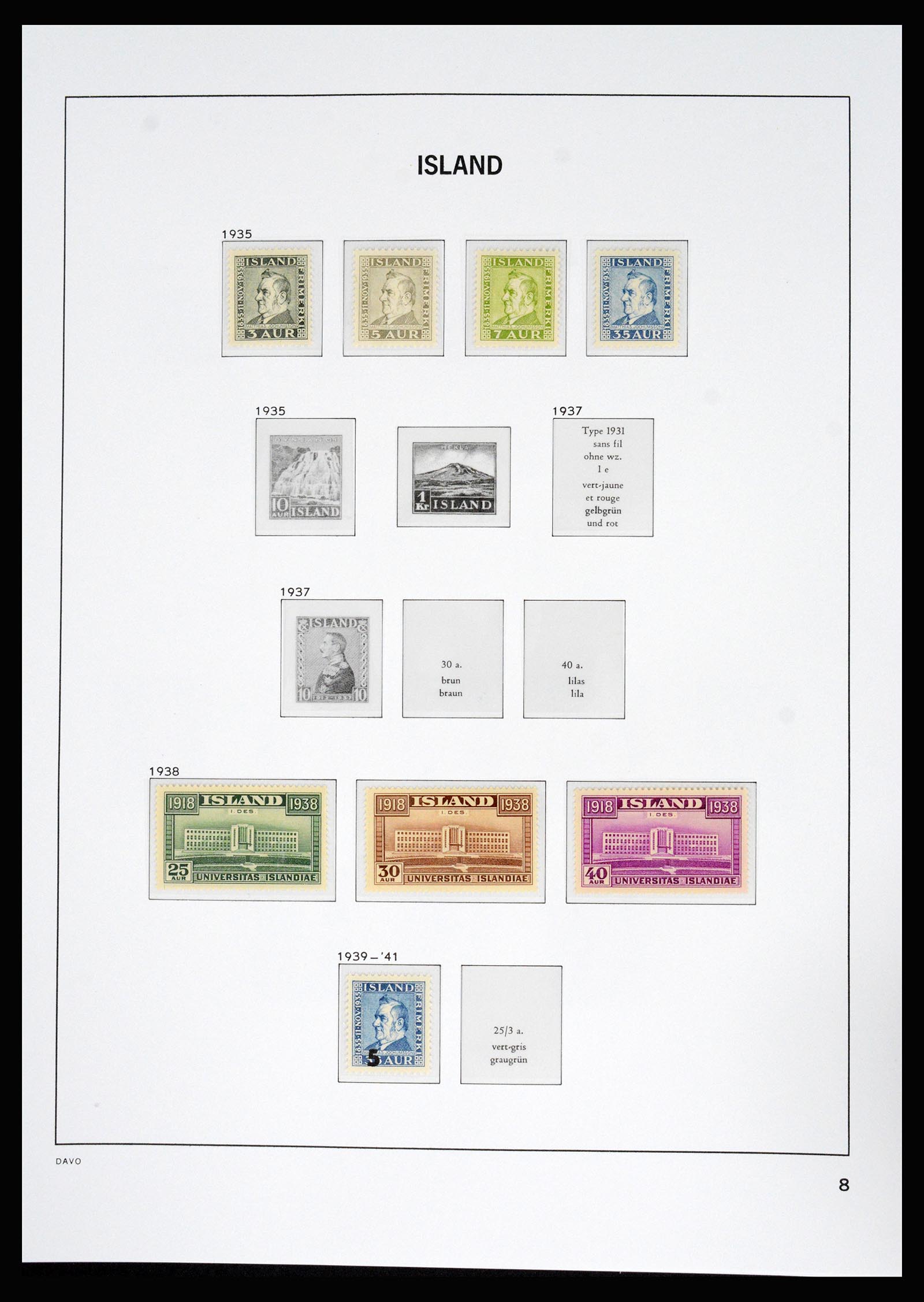36525 006 - Postzegelverzameling 36525 IJsland 1911-2019!