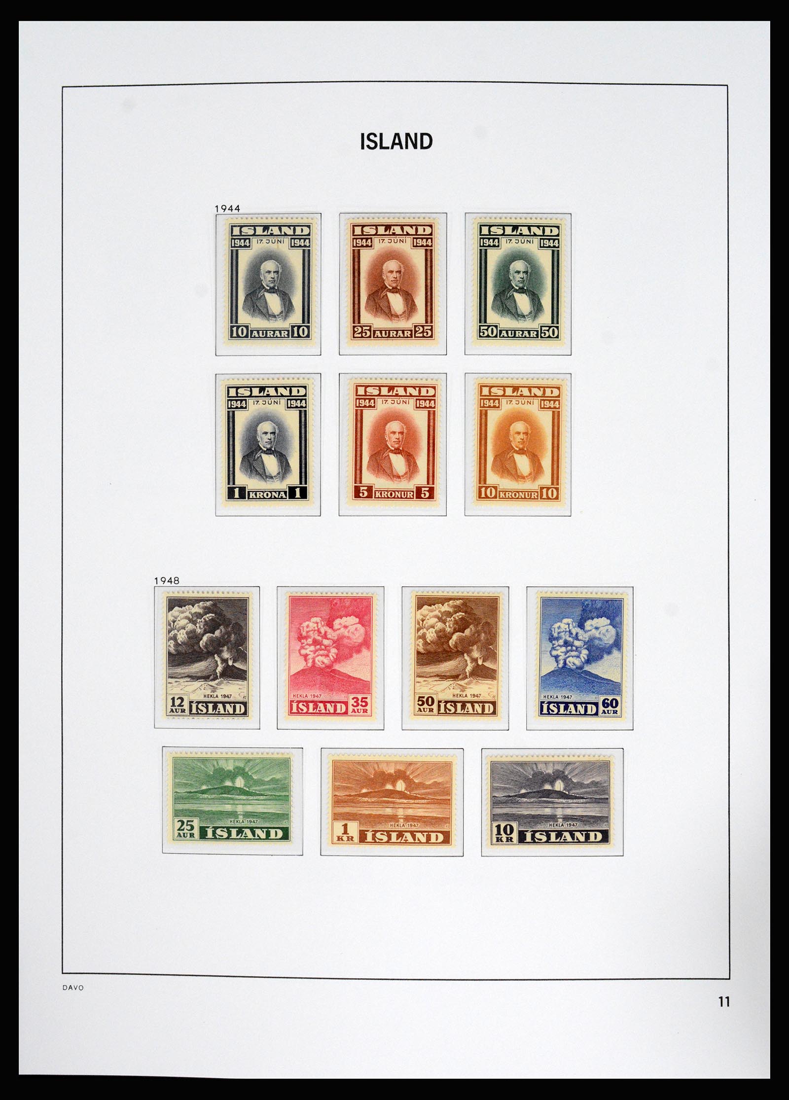 36525 009 - Postzegelverzameling 36525 IJsland 1911-2019!