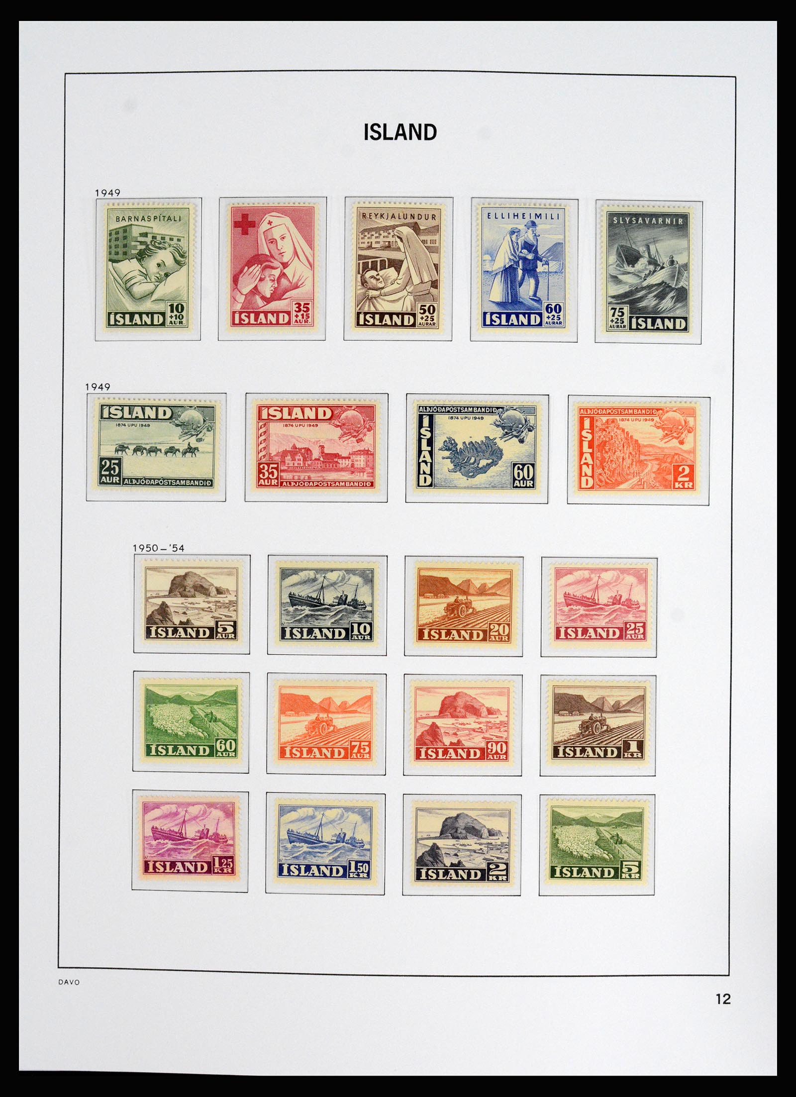 36525 010 - Postzegelverzameling 36525 IJsland 1911-2019!