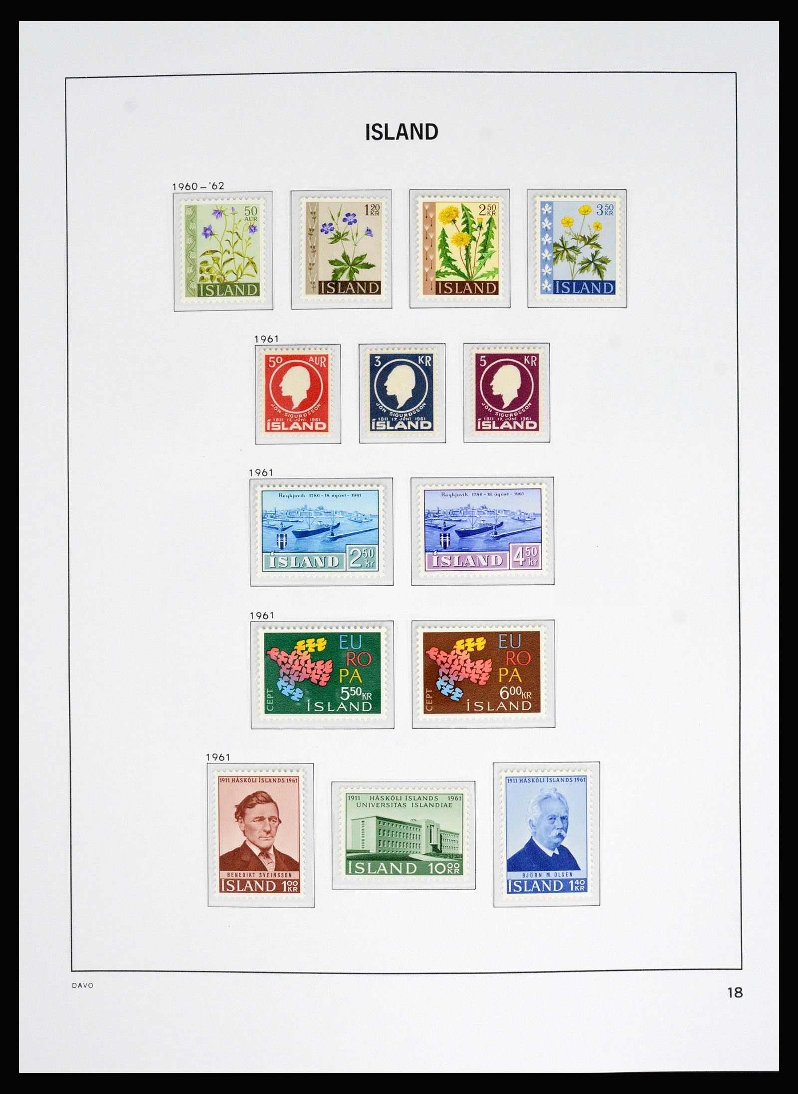 36525 016 - Postzegelverzameling 36525 IJsland 1911-2019!