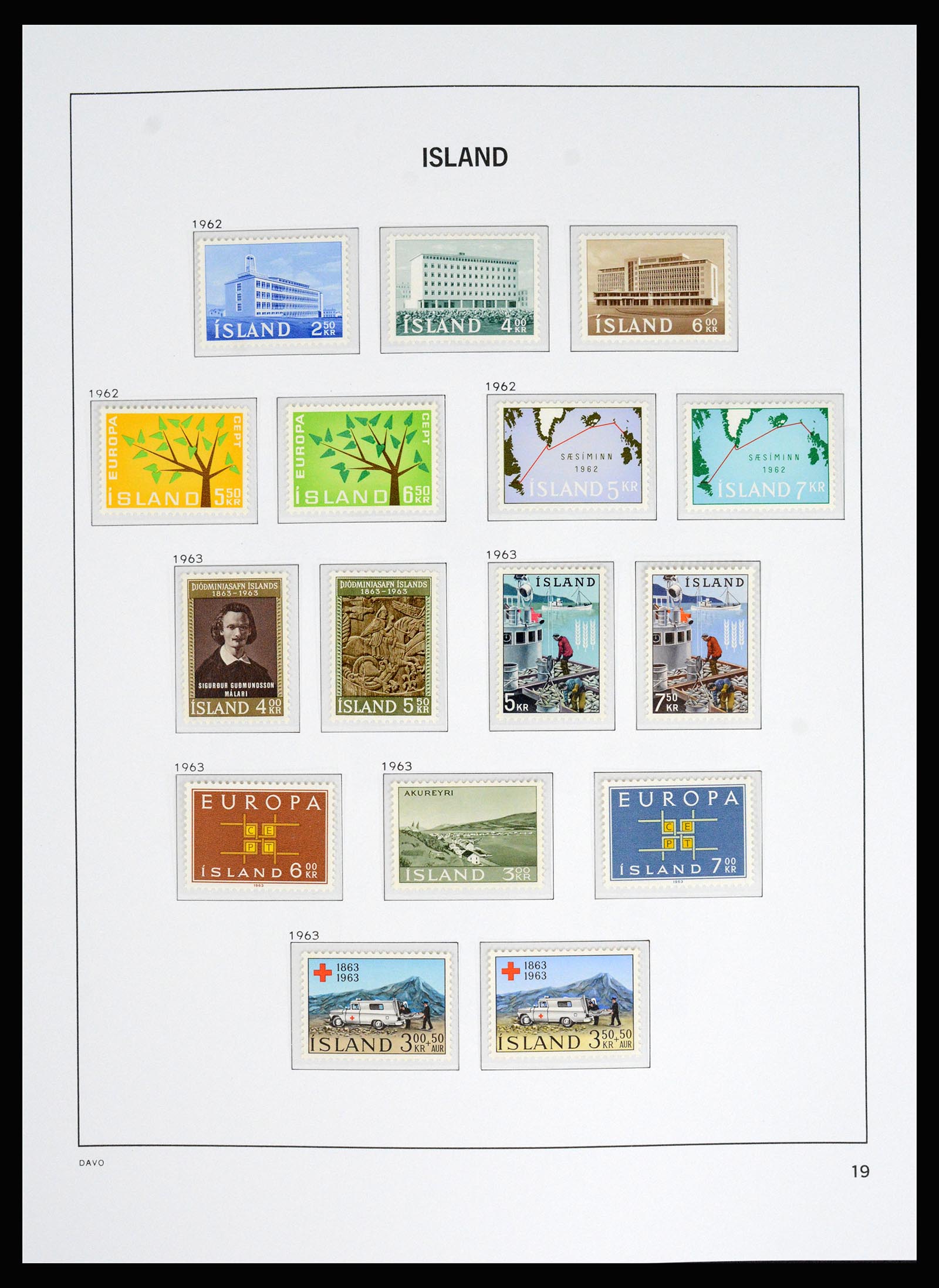 36525 017 - Postzegelverzameling 36525 IJsland 1911-2019!