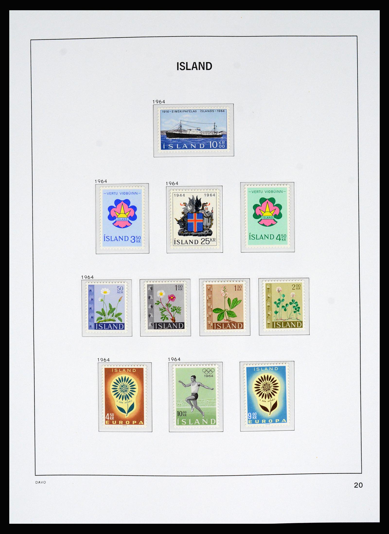 36525 018 - Postzegelverzameling 36525 IJsland 1911-2019!
