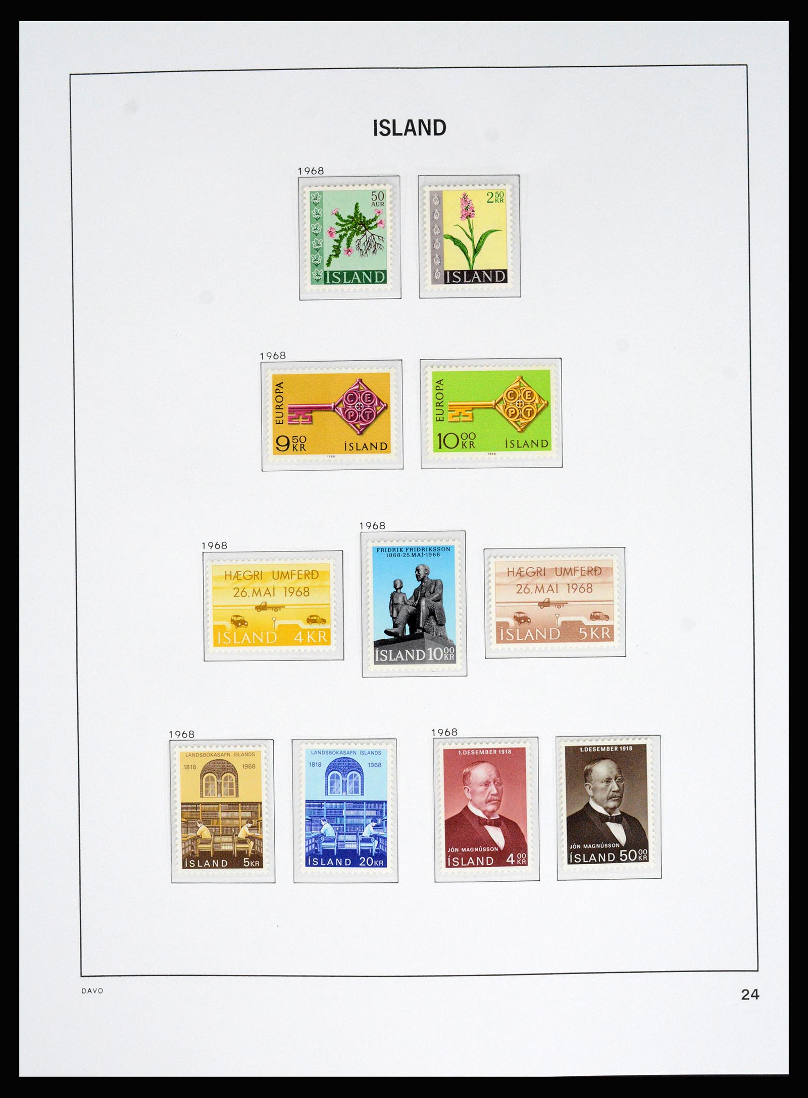 36525 022 - Postzegelverzameling 36525 IJsland 1911-2019!