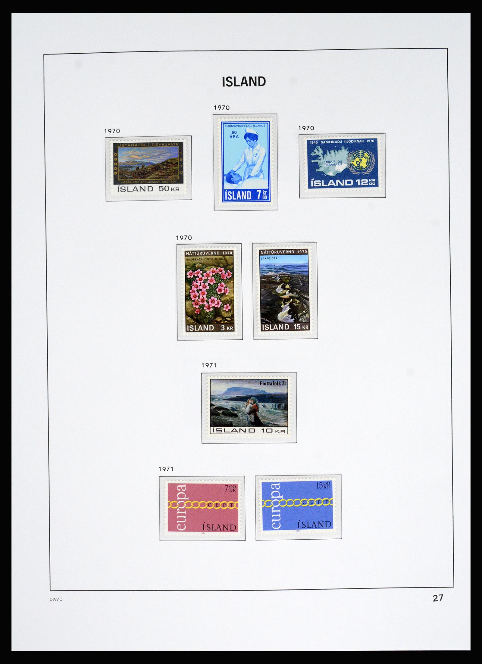 36525 025 - Postzegelverzameling 36525 IJsland 1911-2019!