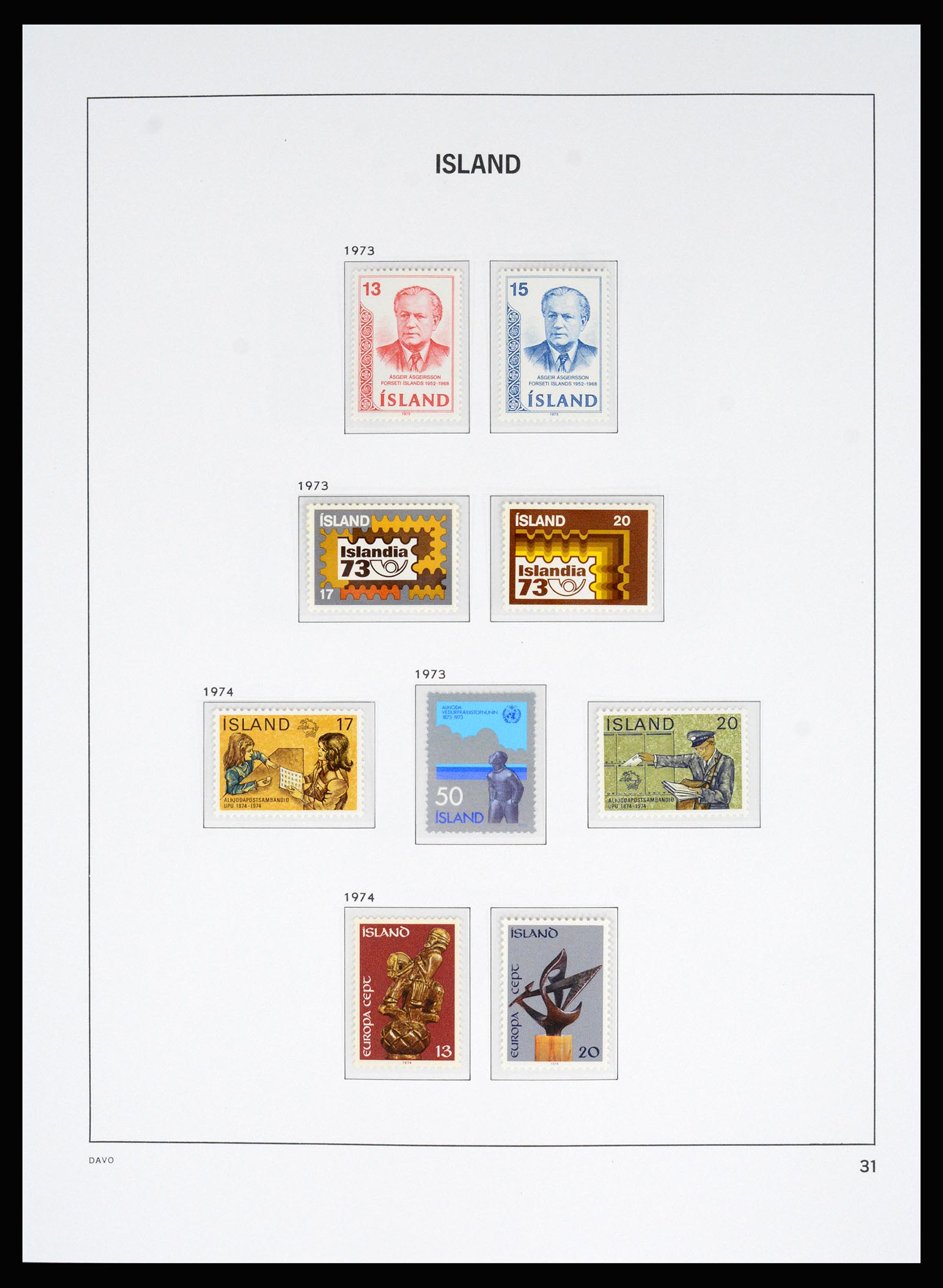 36525 029 - Postzegelverzameling 36525 IJsland 1911-2019!