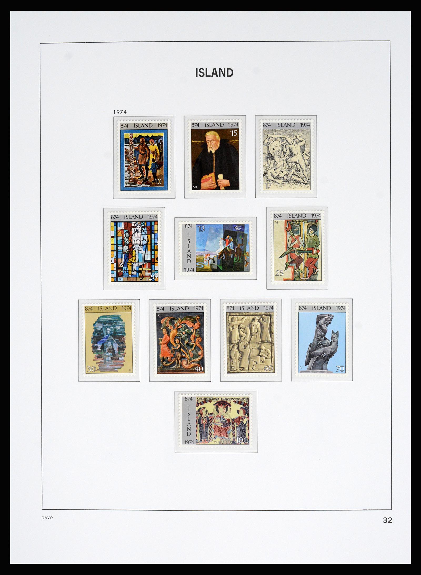 36525 030 - Postzegelverzameling 36525 IJsland 1911-2019!