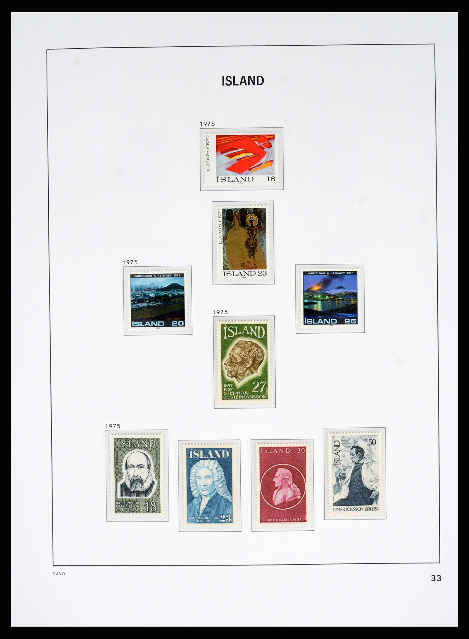 36525 031 - Postzegelverzameling 36525 IJsland 1911-2019!