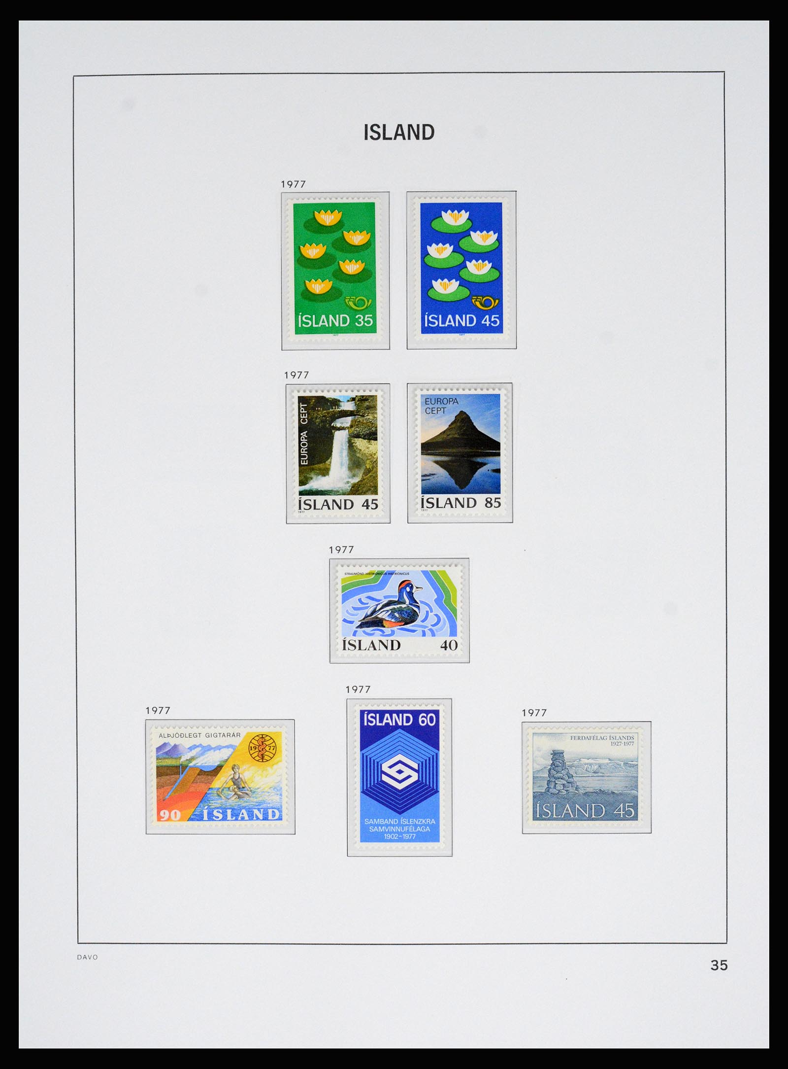 36525 033 - Postzegelverzameling 36525 IJsland 1911-2019!