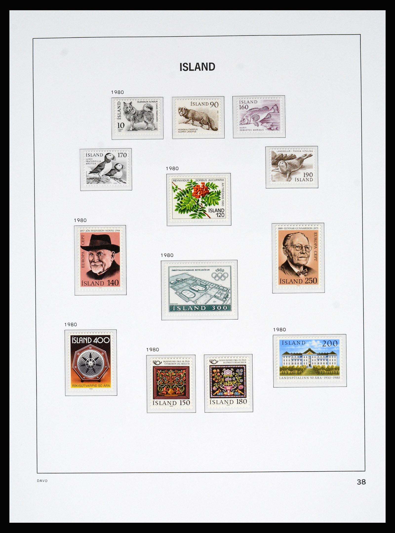 36525 036 - Postzegelverzameling 36525 IJsland 1911-2019!