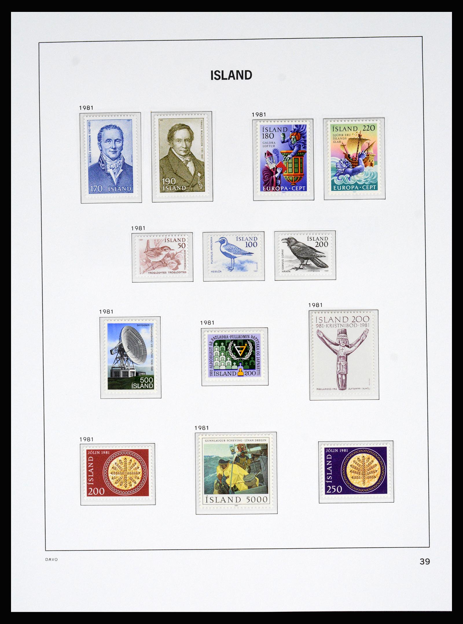 36525 037 - Postzegelverzameling 36525 IJsland 1911-2019!
