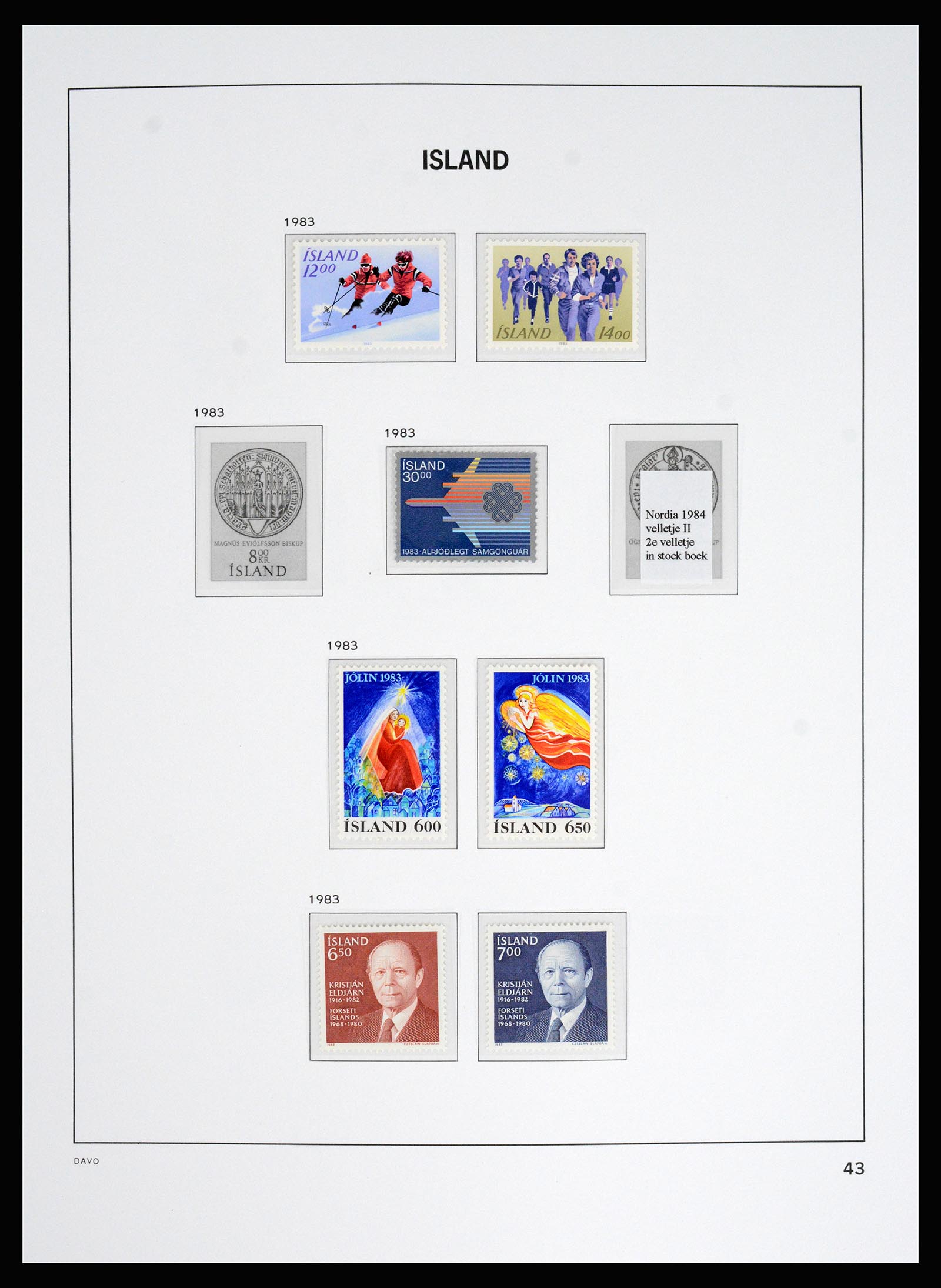 36525 041 - Postzegelverzameling 36525 IJsland 1911-2019!