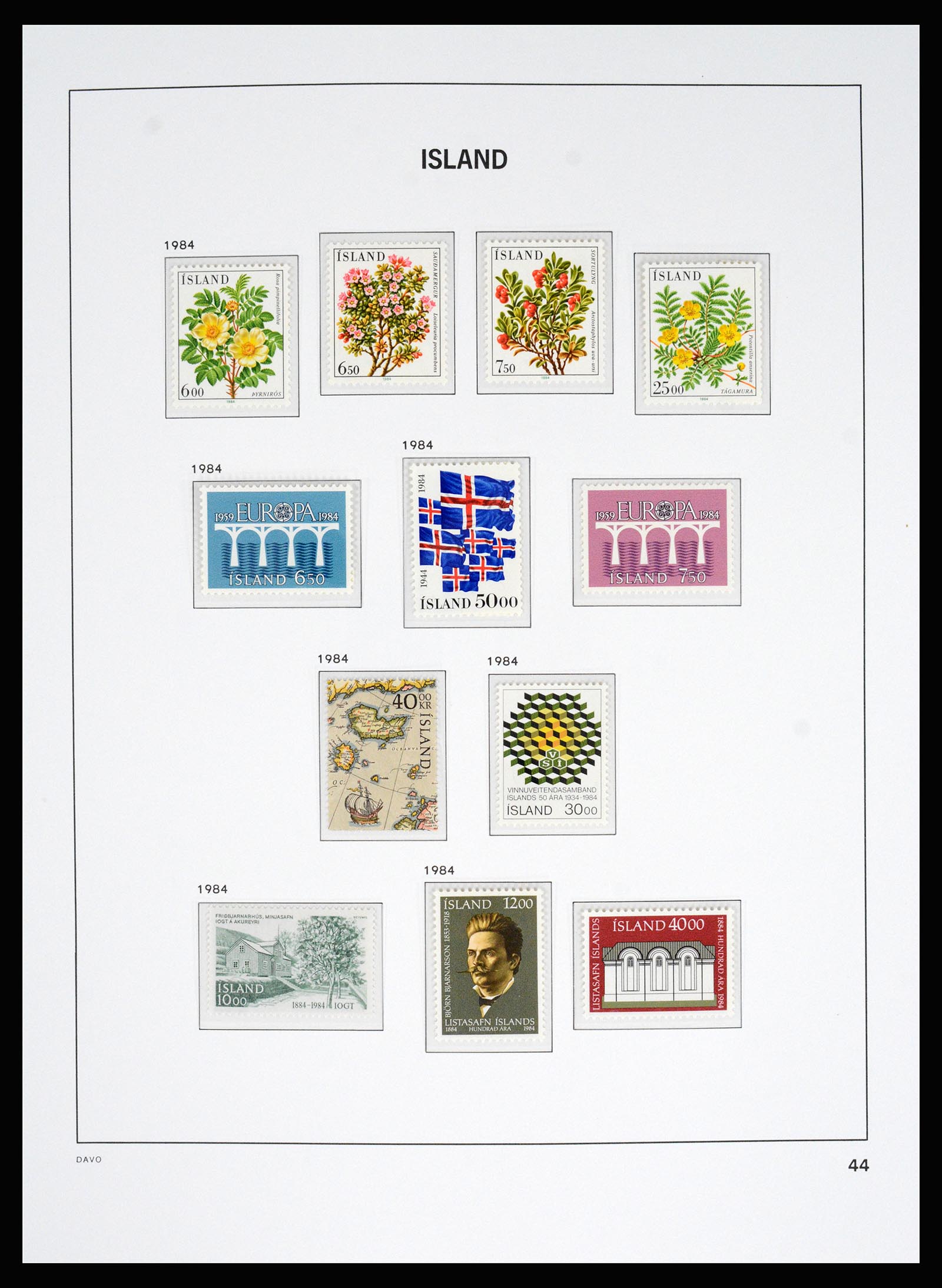 36525 042 - Postzegelverzameling 36525 IJsland 1911-2019!