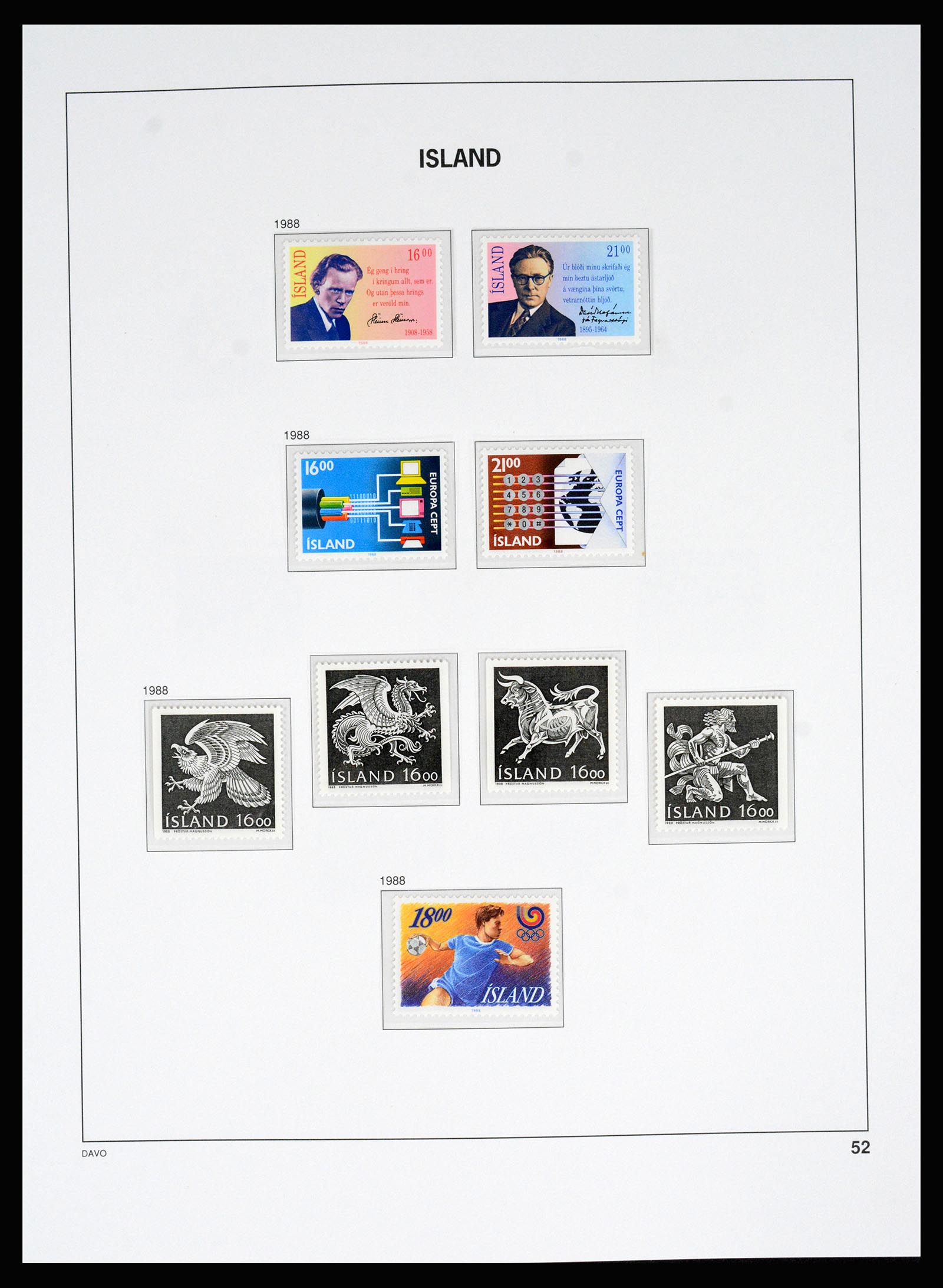 36525 050 - Postzegelverzameling 36525 IJsland 1911-2019!