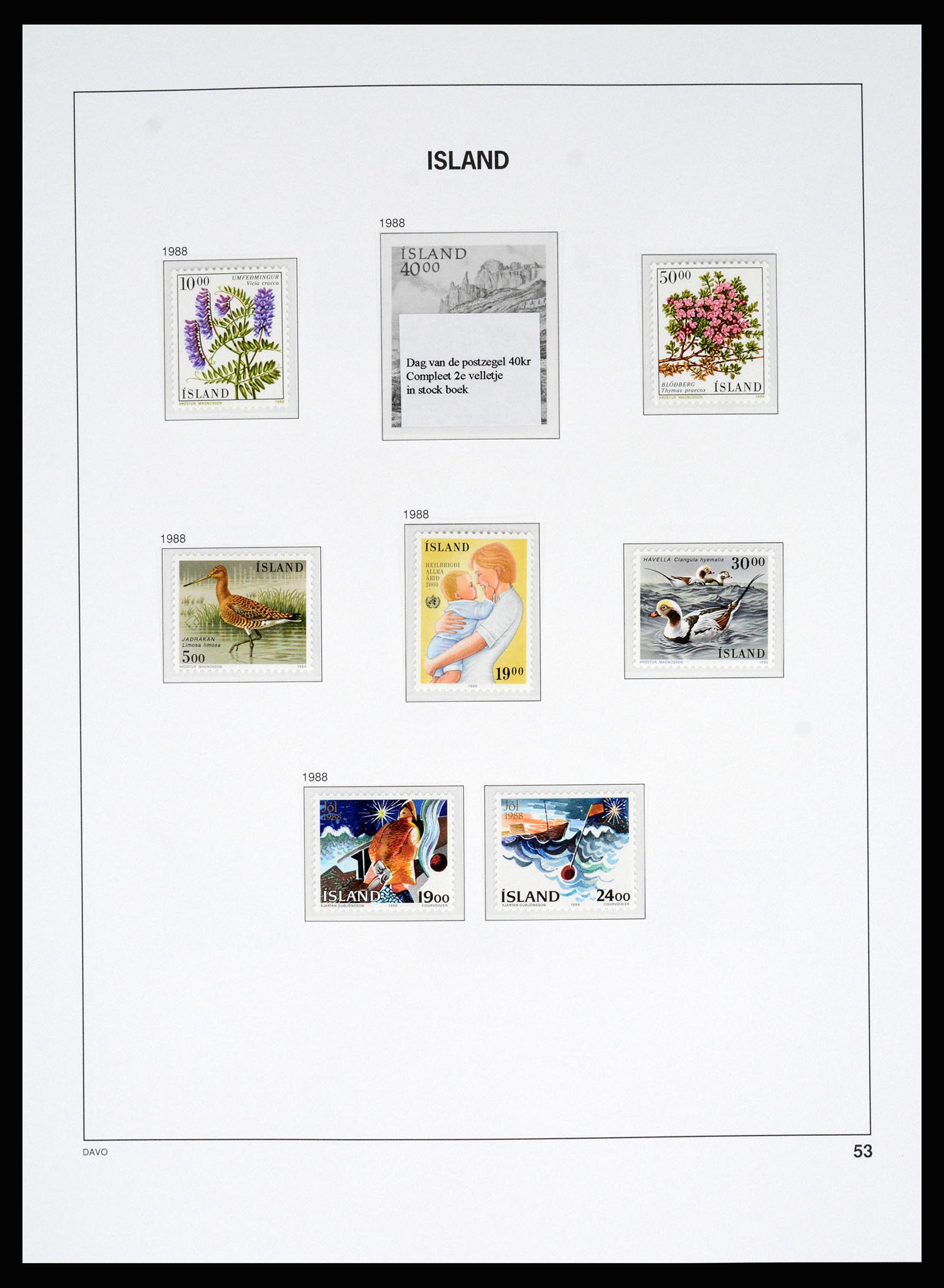 36525 051 - Postzegelverzameling 36525 IJsland 1911-2019!
