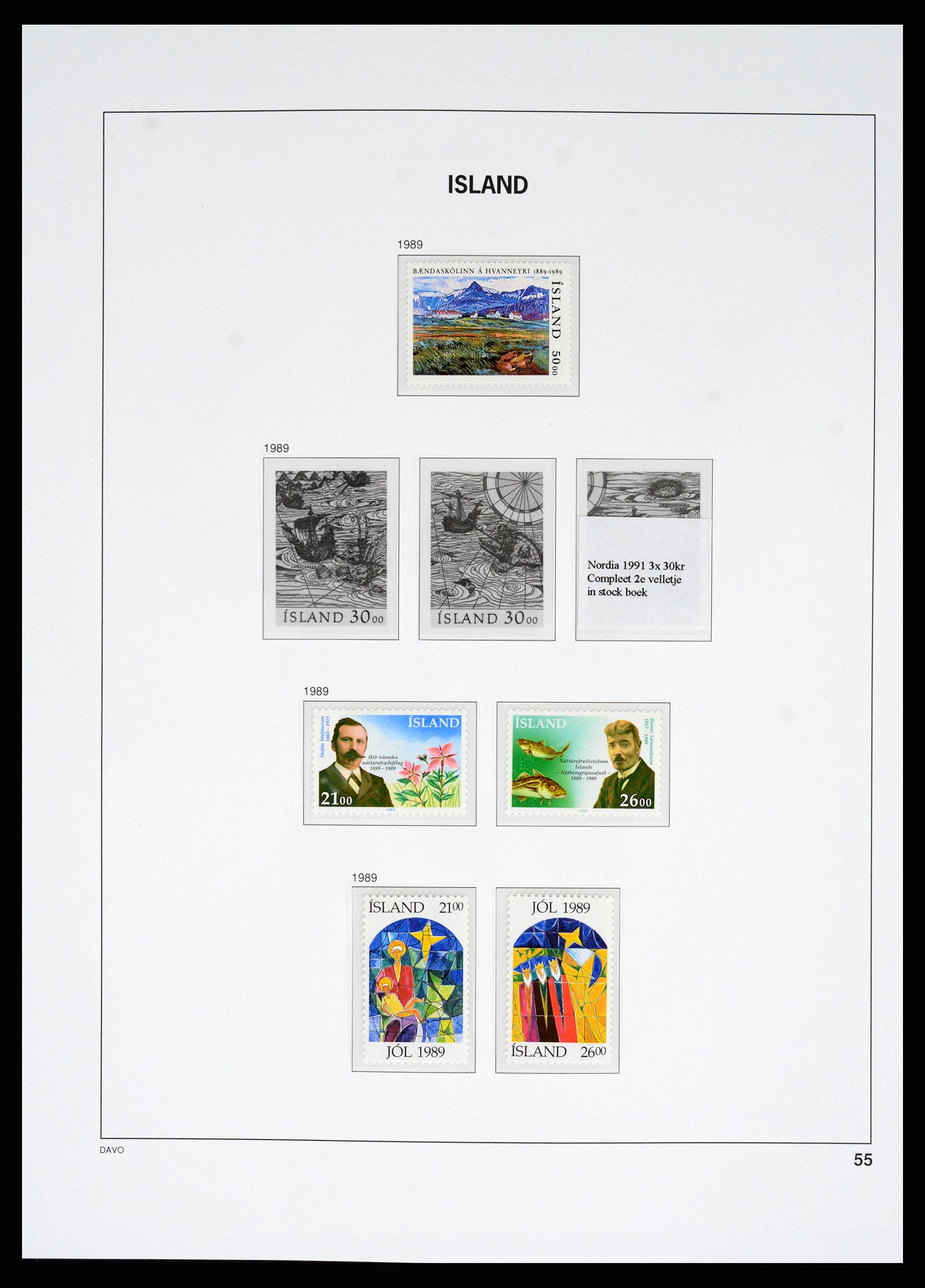 36525 053 - Postzegelverzameling 36525 IJsland 1911-2019!