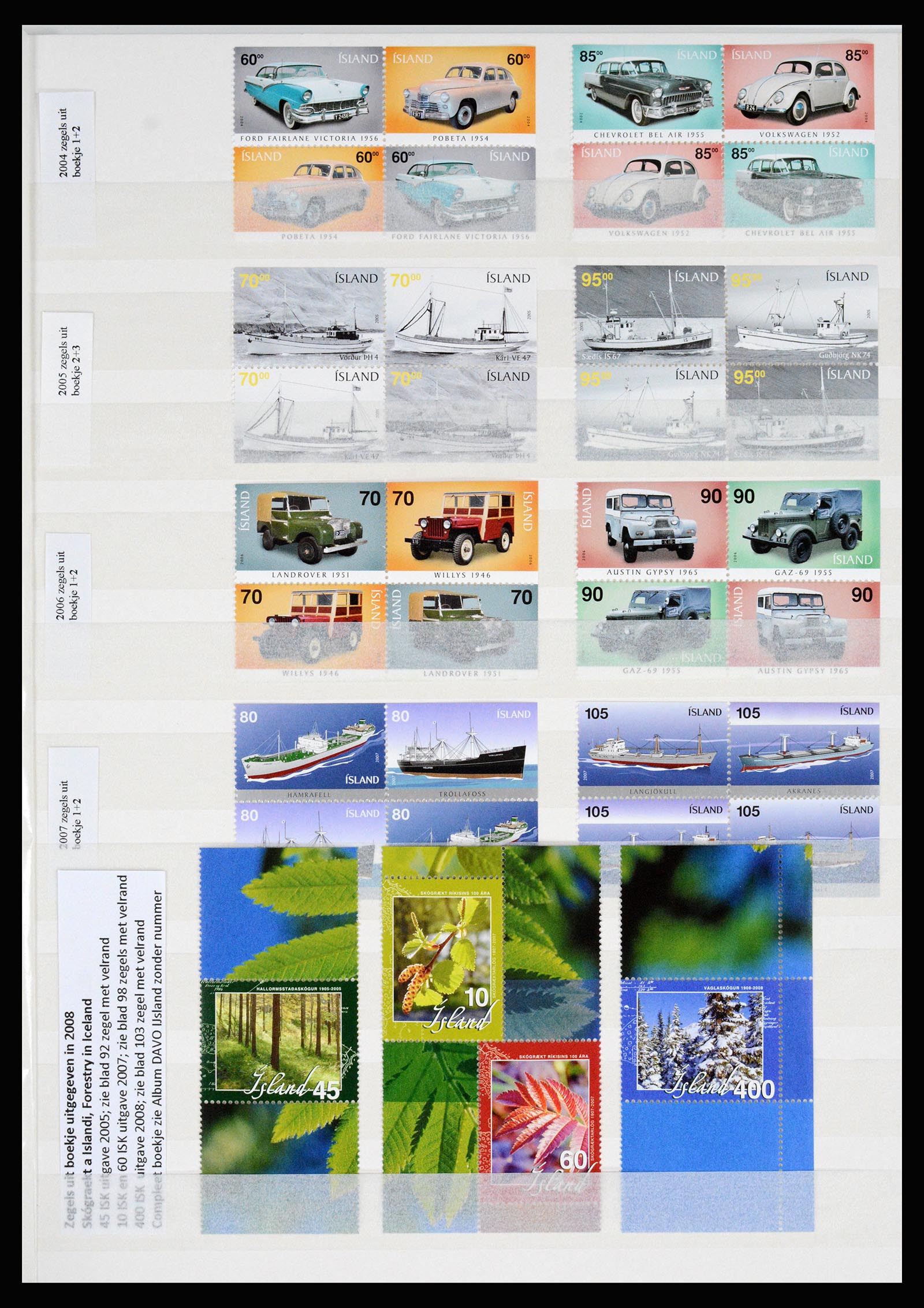 36525 070 - Postzegelverzameling 36525 IJsland 1911-2019!