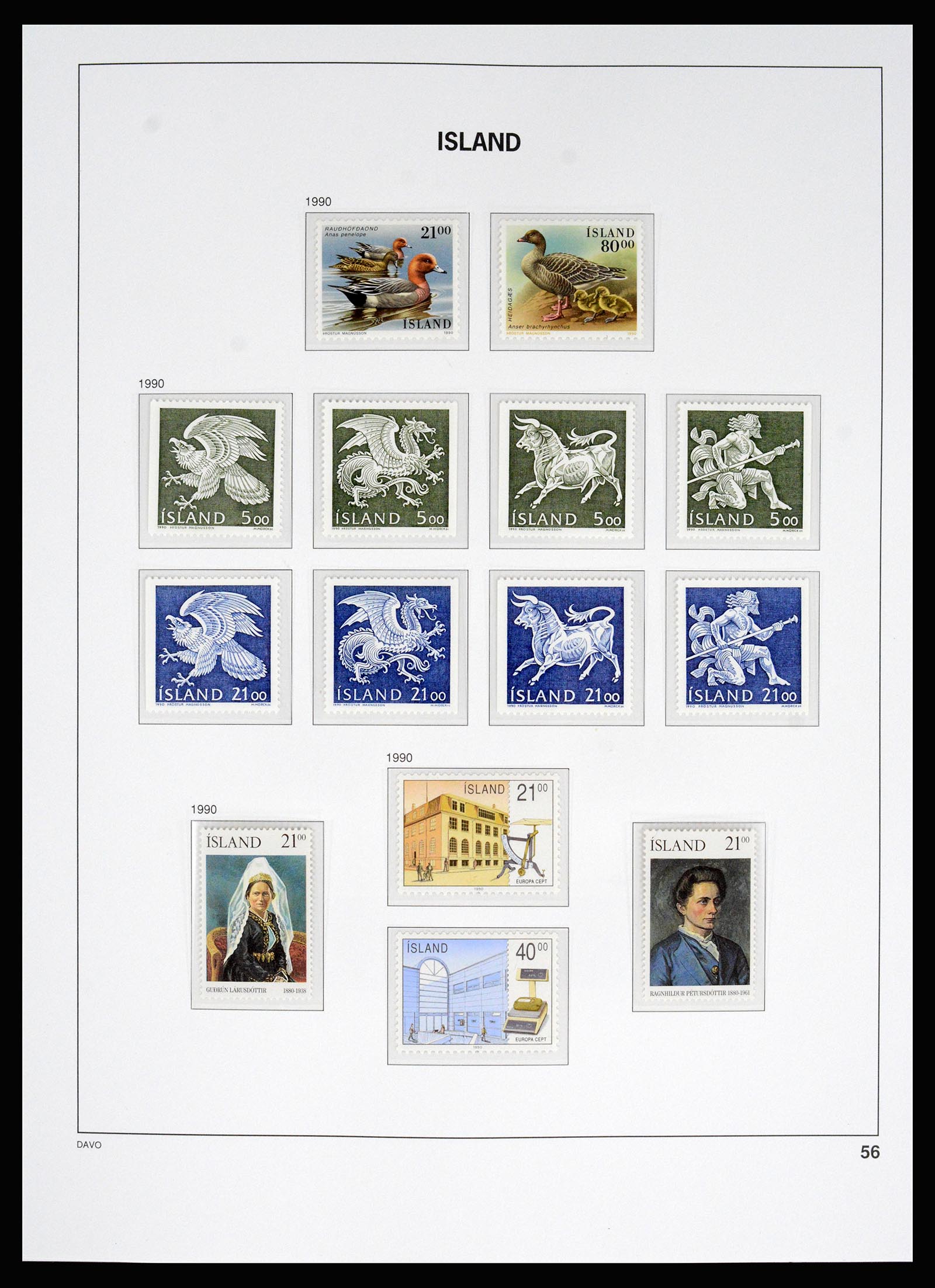 36525 072 - Postzegelverzameling 36525 IJsland 1911-2019!