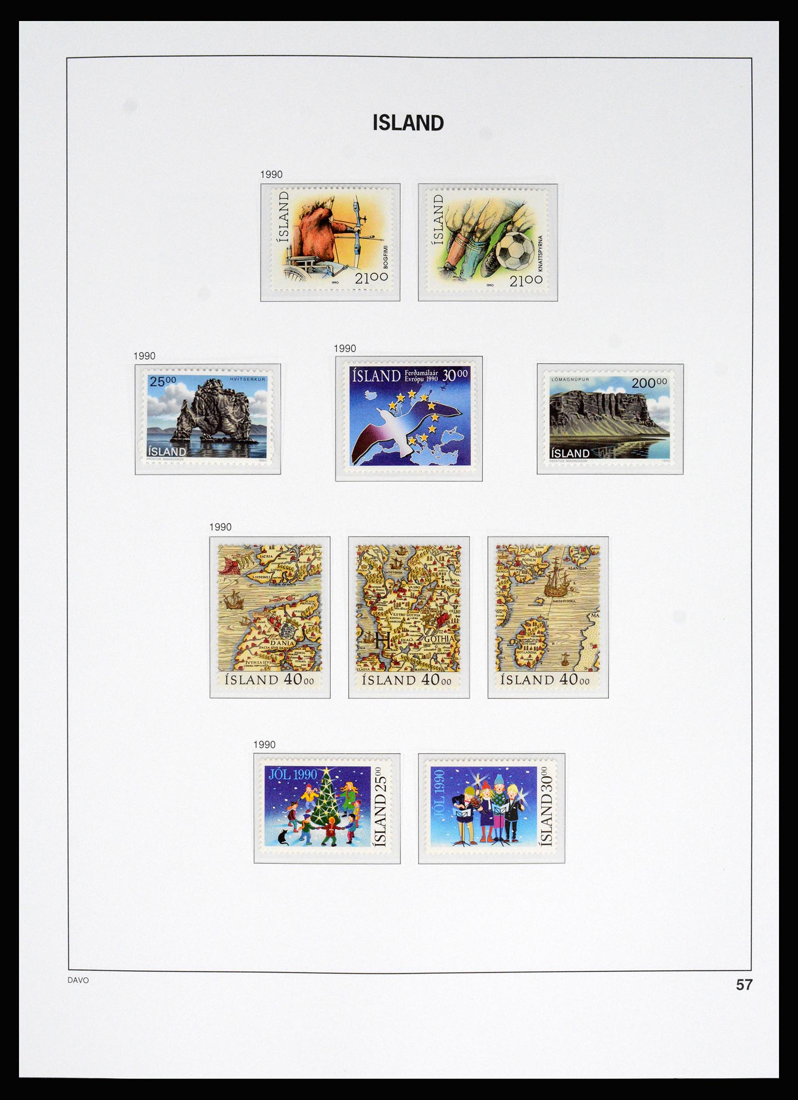36525 073 - Postzegelverzameling 36525 IJsland 1911-2019!