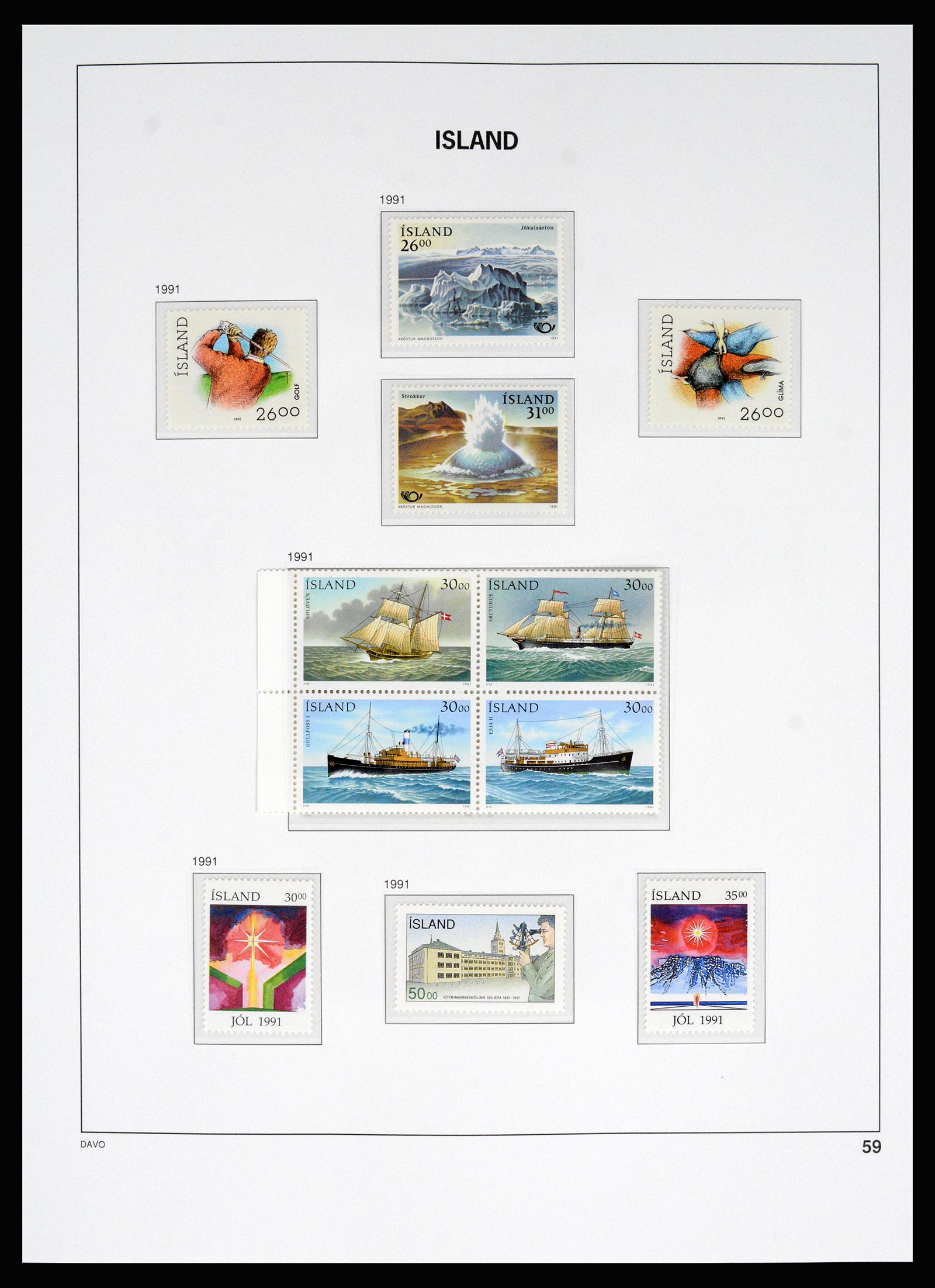 36525 075 - Postzegelverzameling 36525 IJsland 1911-2019!