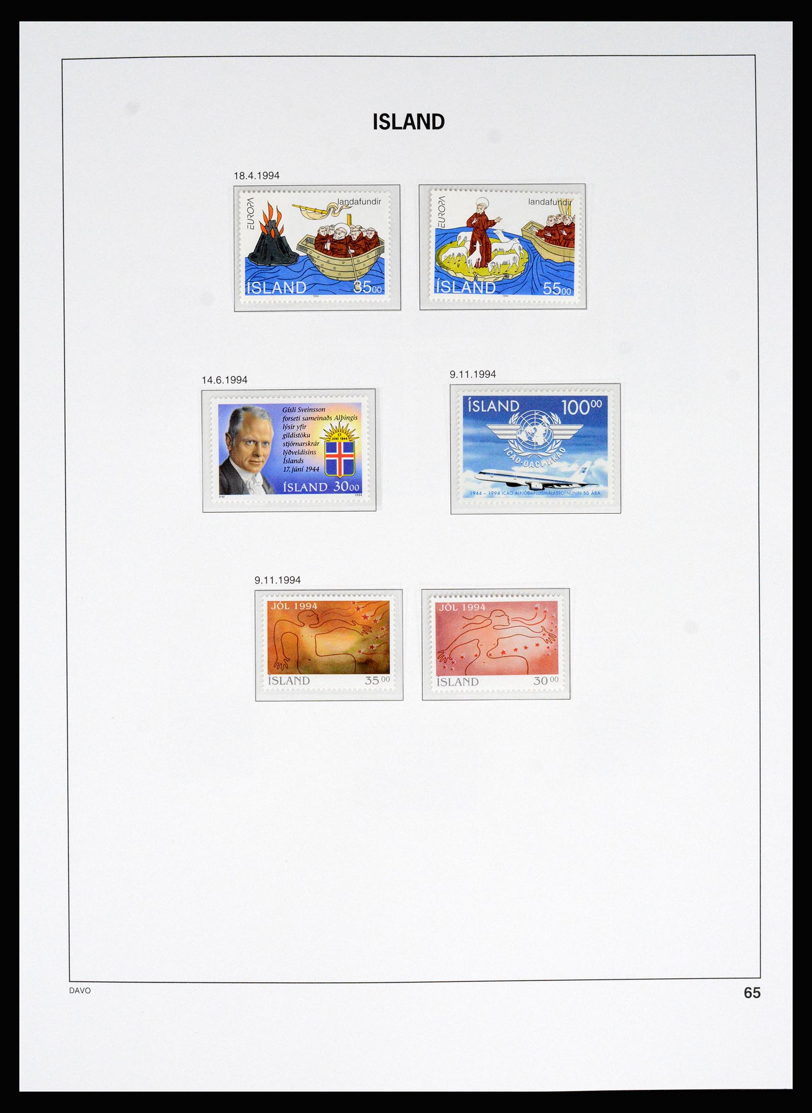 36525 081 - Postzegelverzameling 36525 IJsland 1911-2019!