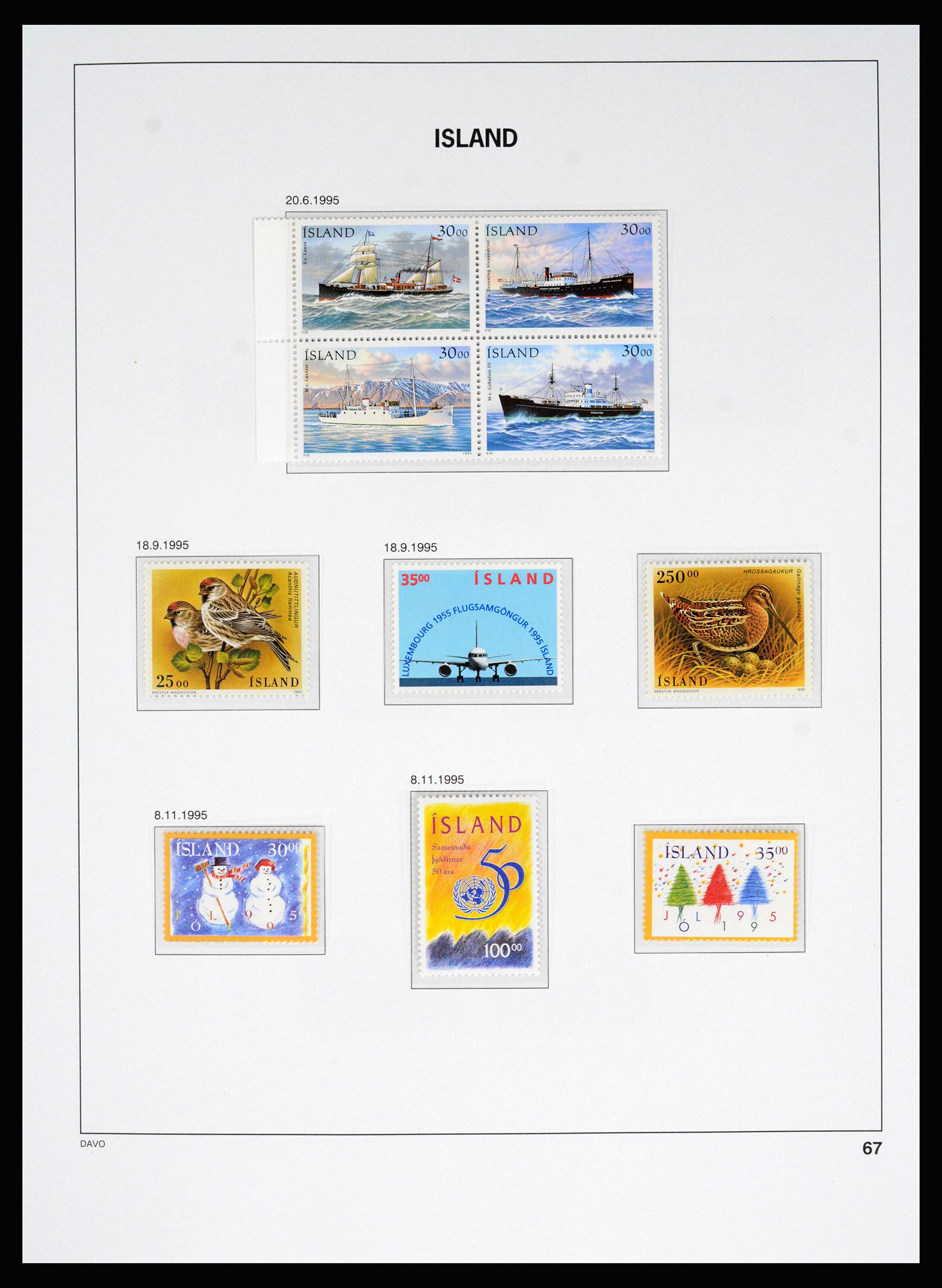 36525 083 - Postzegelverzameling 36525 IJsland 1911-2019!