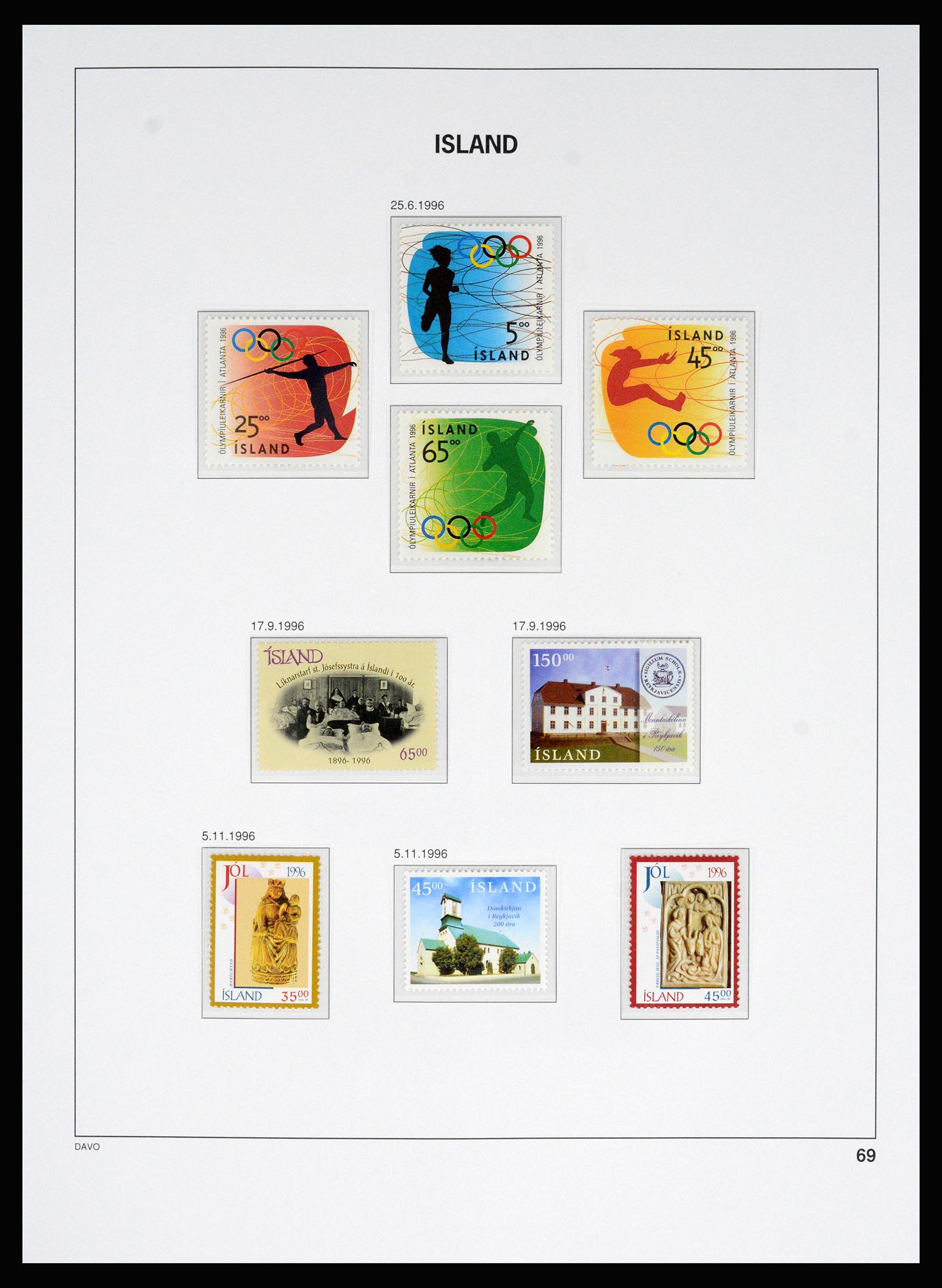 36525 085 - Postzegelverzameling 36525 IJsland 1911-2019!