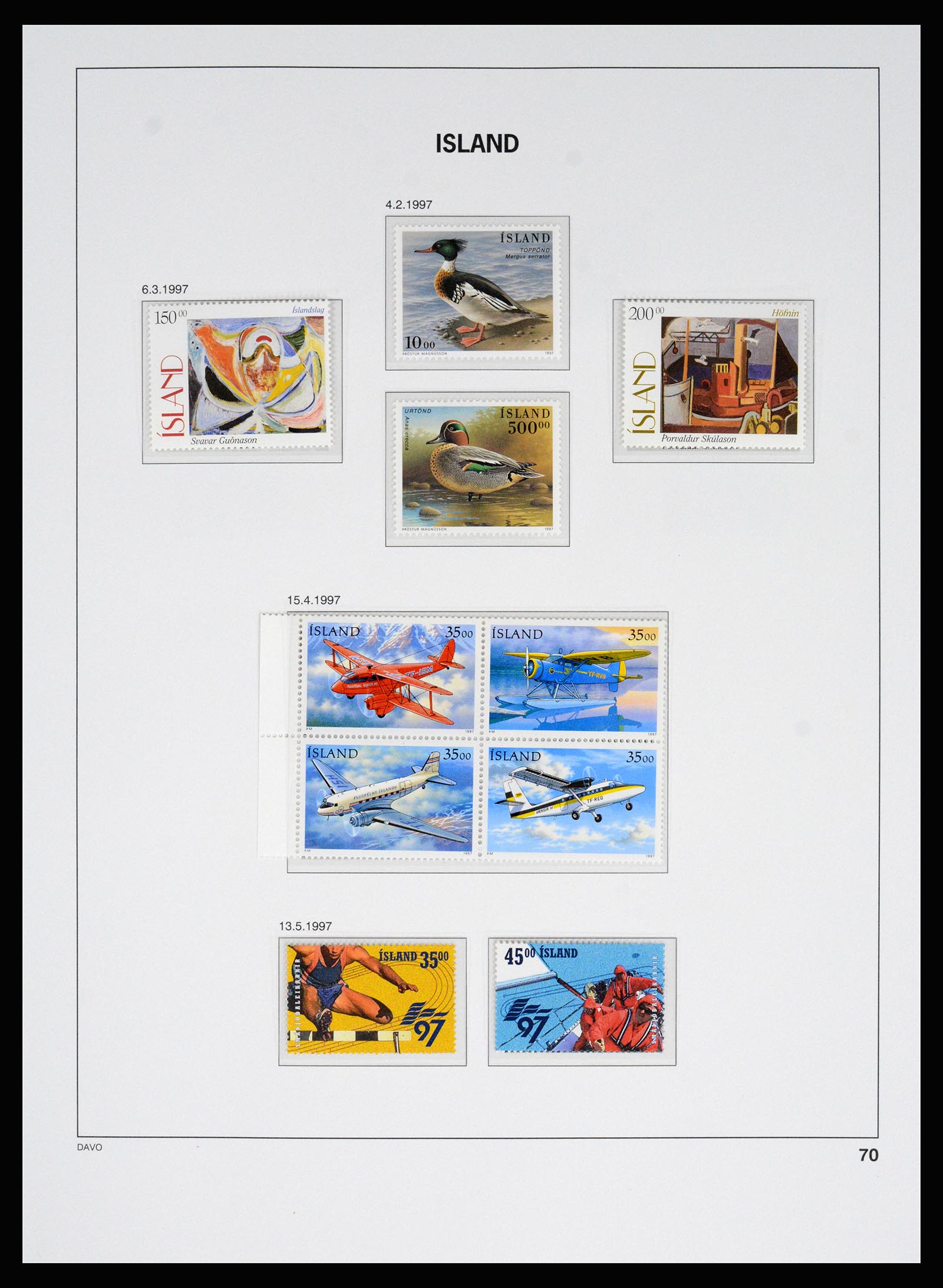 36525 086 - Postzegelverzameling 36525 IJsland 1911-2019!