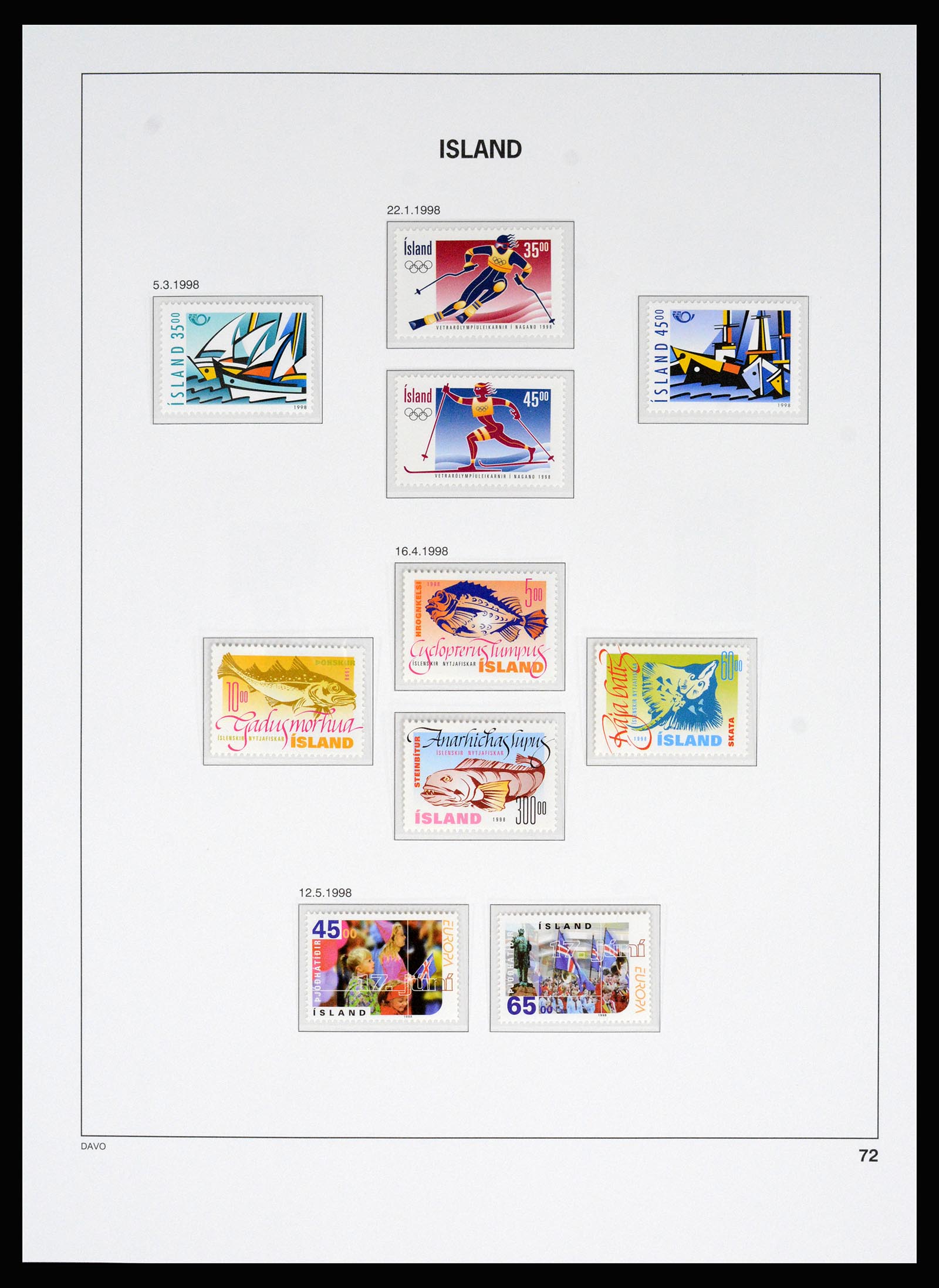 36525 088 - Postzegelverzameling 36525 IJsland 1911-2019!
