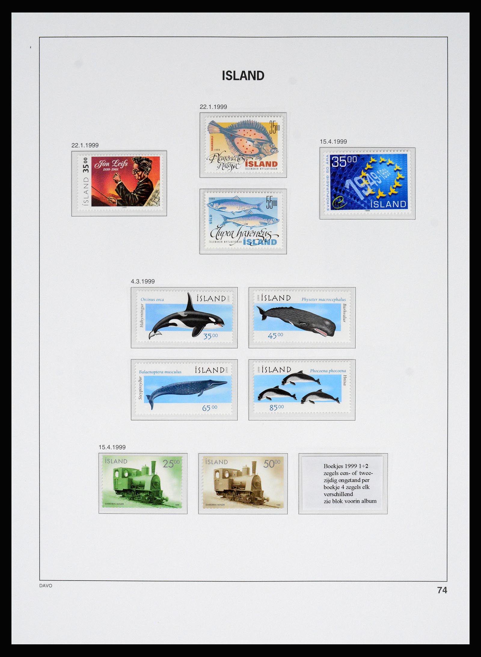 36525 090 - Postzegelverzameling 36525 IJsland 1911-2019!
