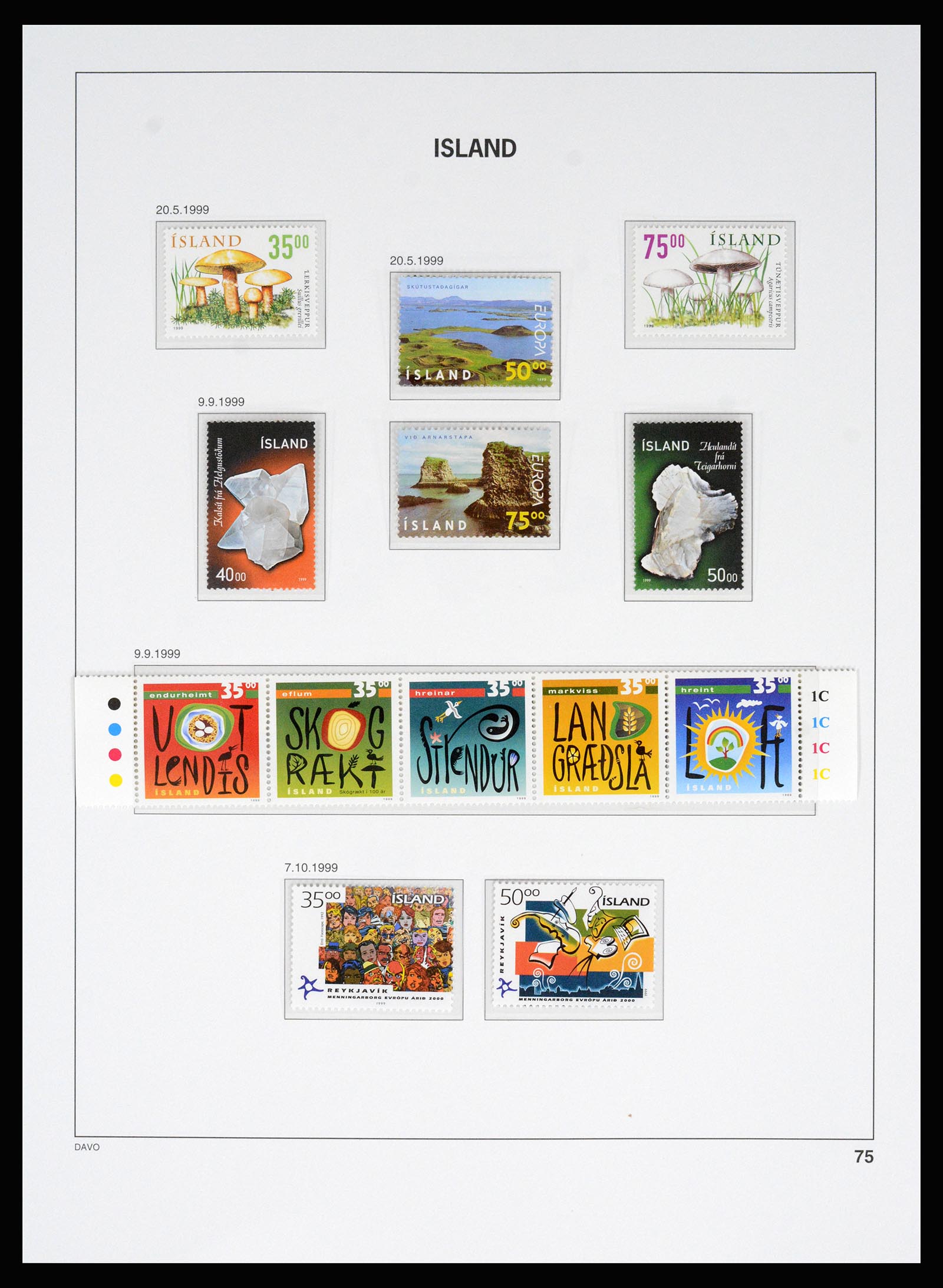 36525 091 - Postzegelverzameling 36525 IJsland 1911-2019!