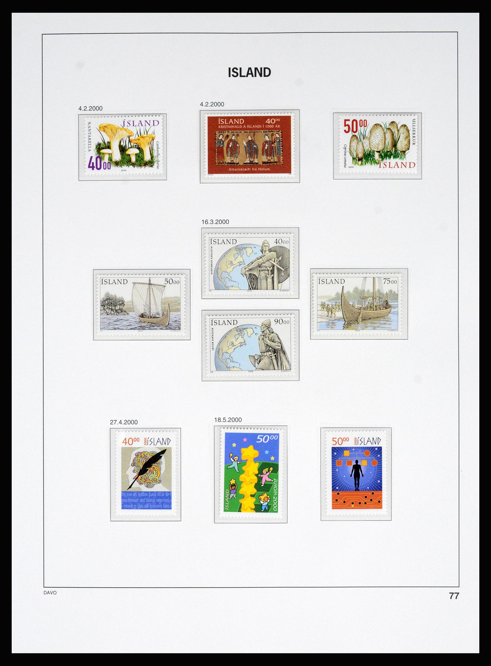 36525 093 - Postzegelverzameling 36525 IJsland 1911-2019!